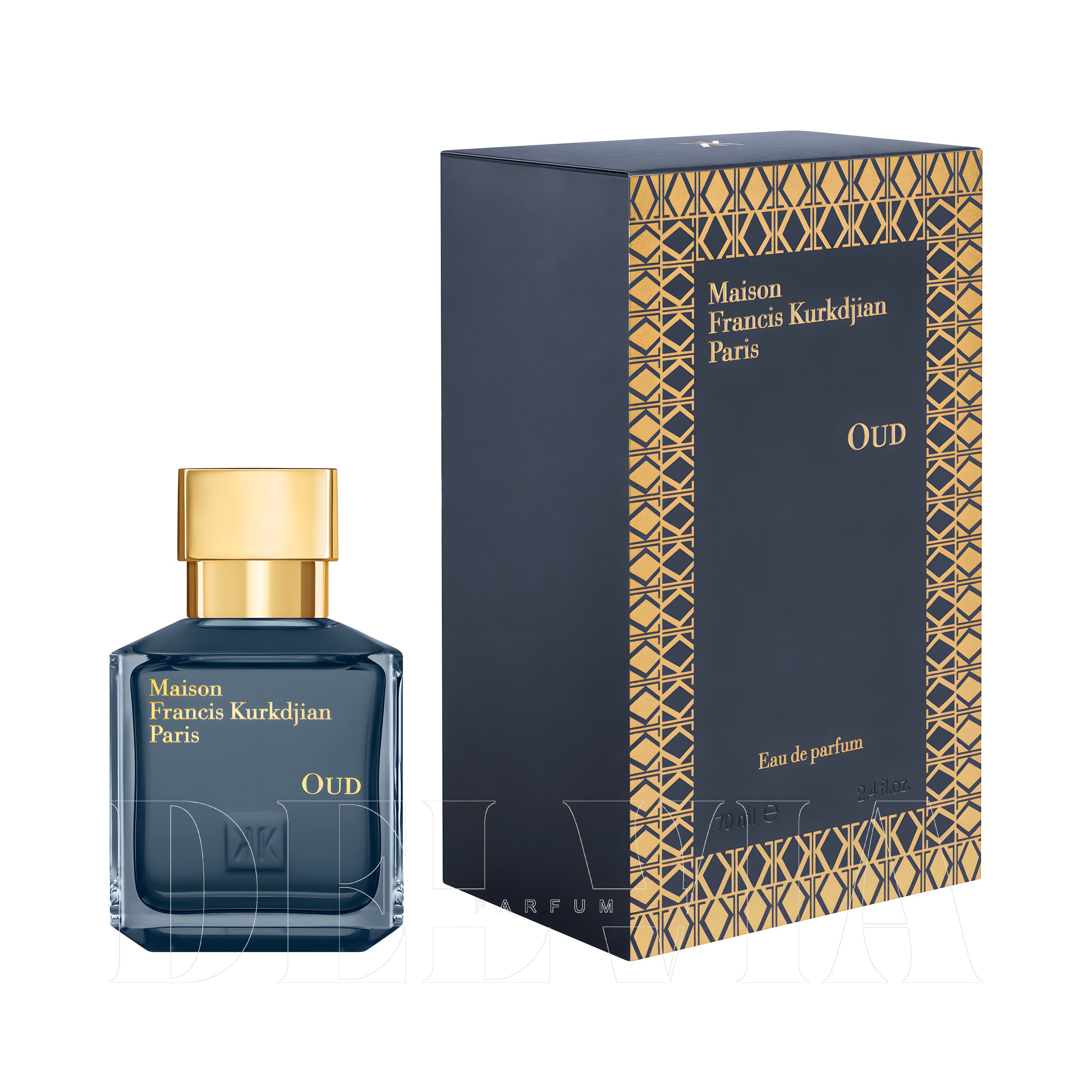 Maison Francis Kurkdjian Oud Kati Parfum — kutu ve şişe görseli