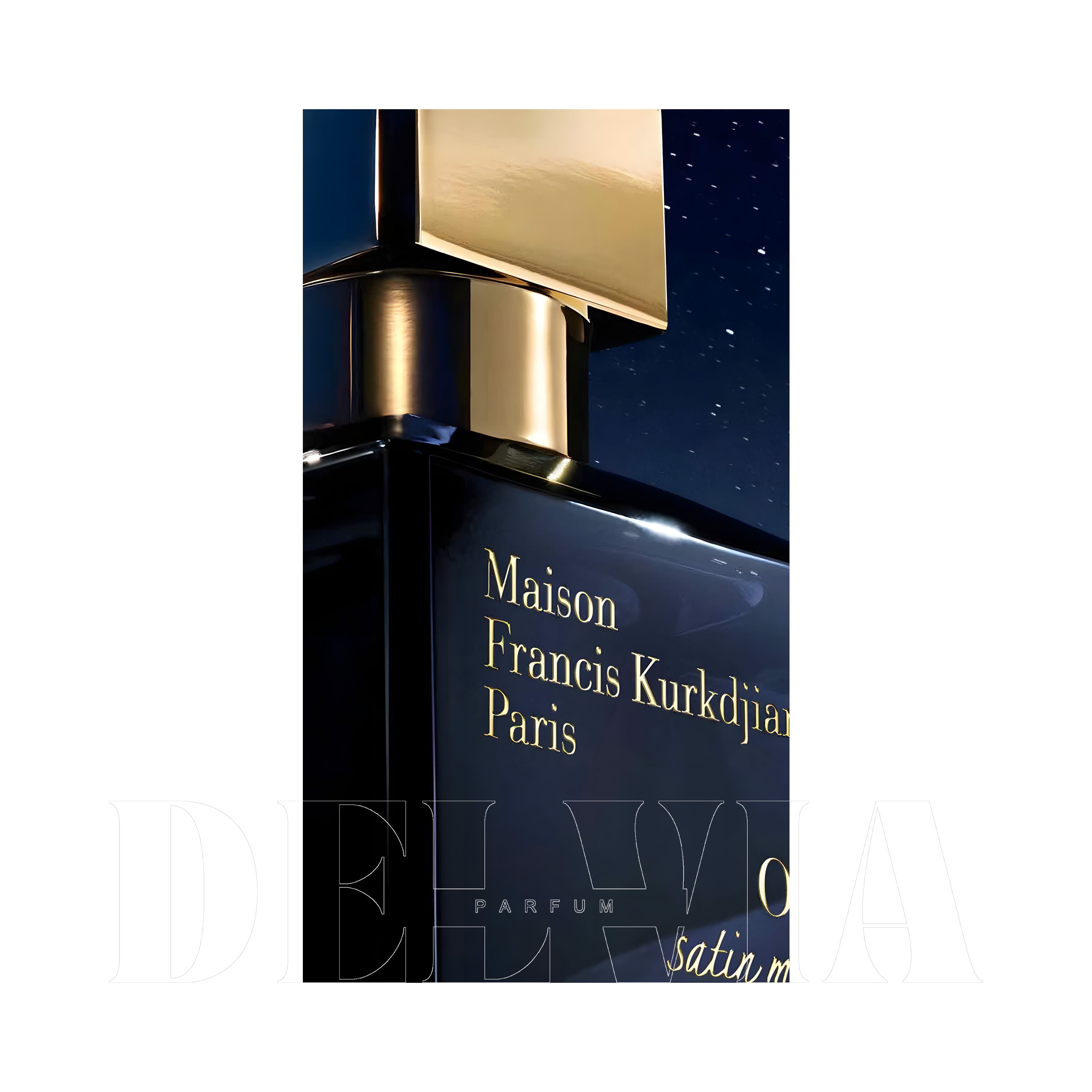 Maison Francis Kurkdjian Oud Satin Mood 10 ml dekant parfüm — kutu ve şişe görseli