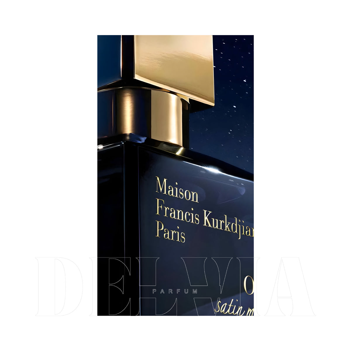 Maison Francis Kurkdjian Oud Satin Mood 2 ml dekant parfüm — kutu ve şişe görseli