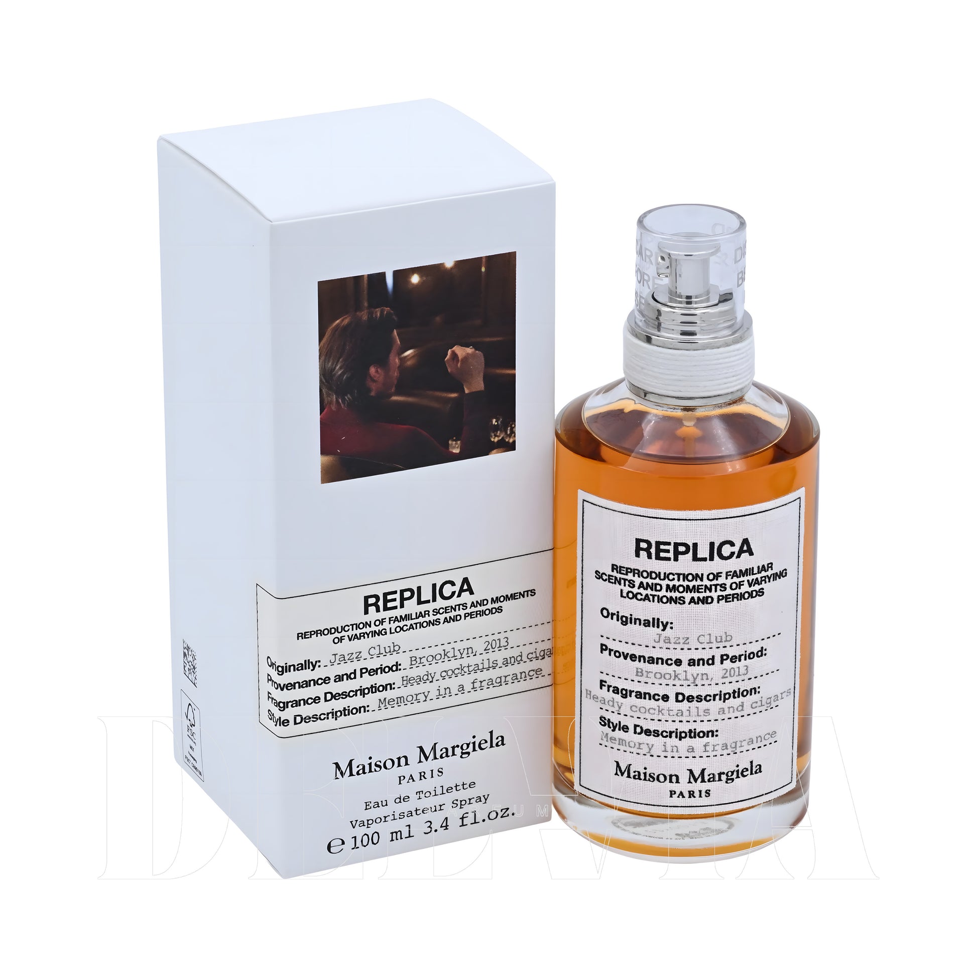Maison Margiela Replica Jazz Club Araba Kokusu — kutu ve şişe görseli