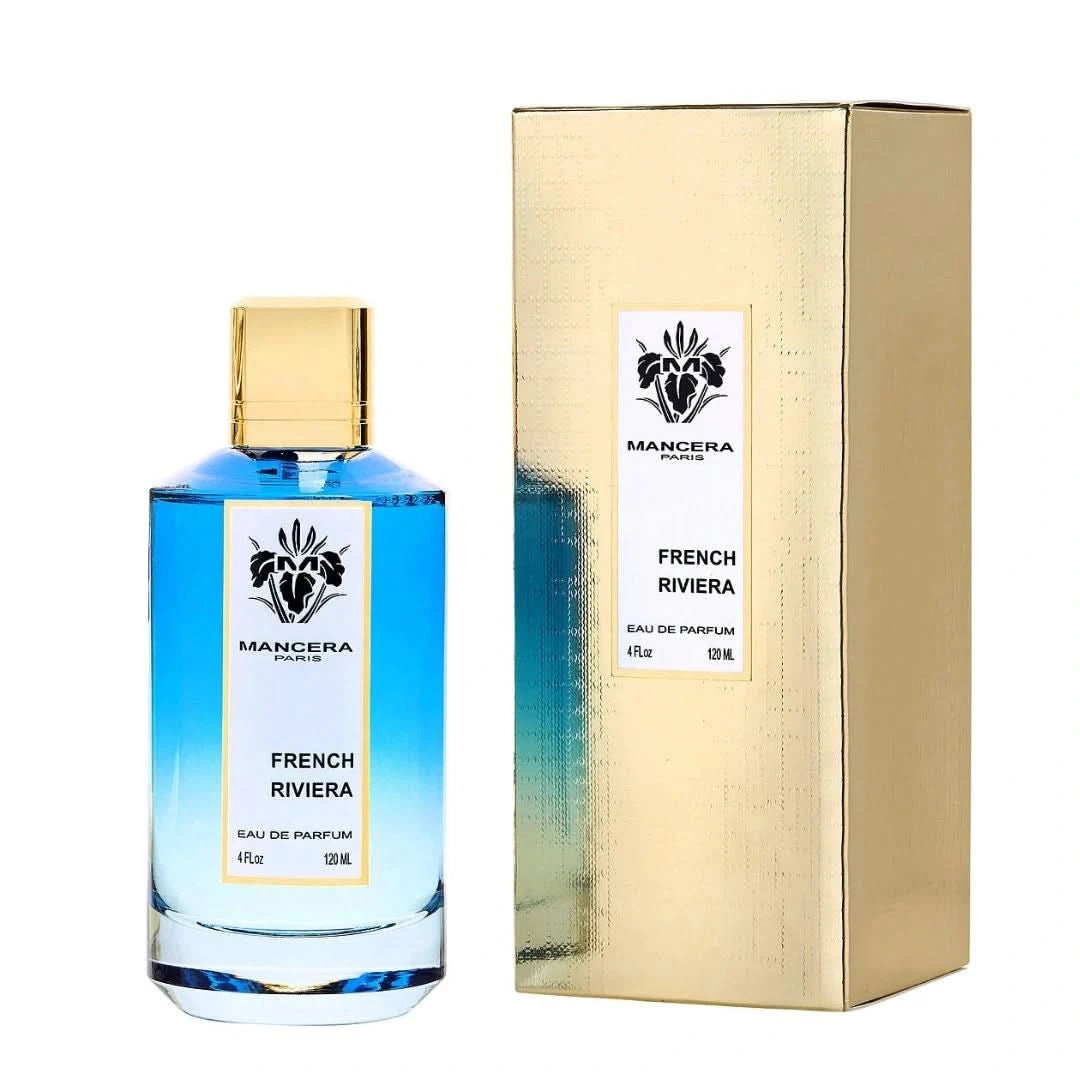 Mancera French Riviera 2 ml dekant parfüm — şişe+kutu görseli