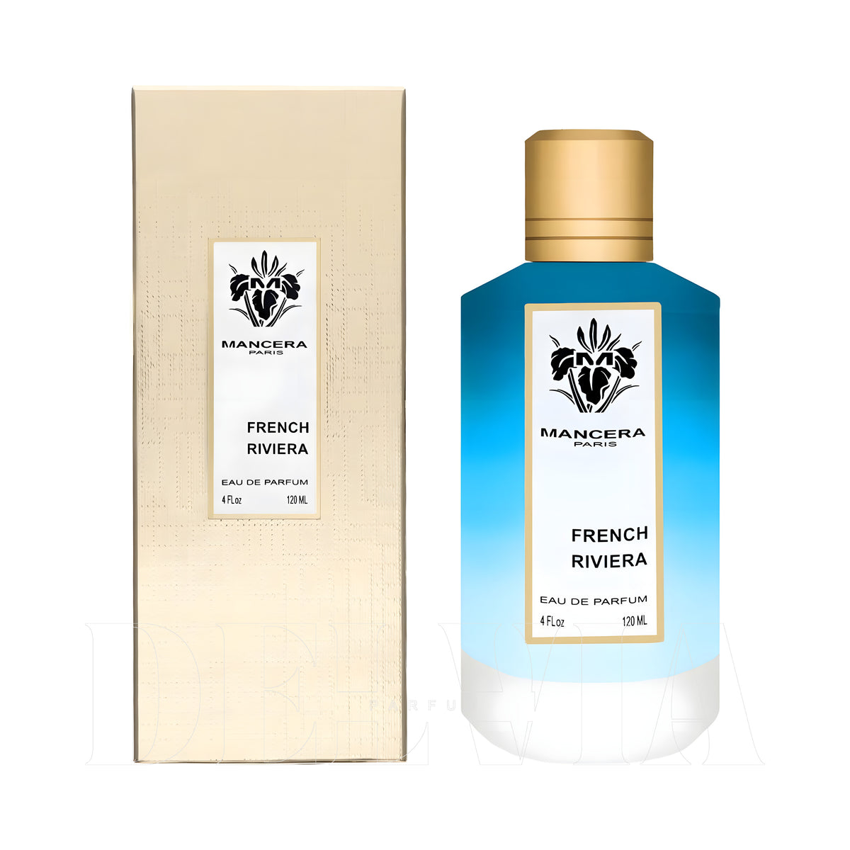 Mancera French Riviera Erkek Edp Tam Boy Parfum — kutu ve şişe görseli