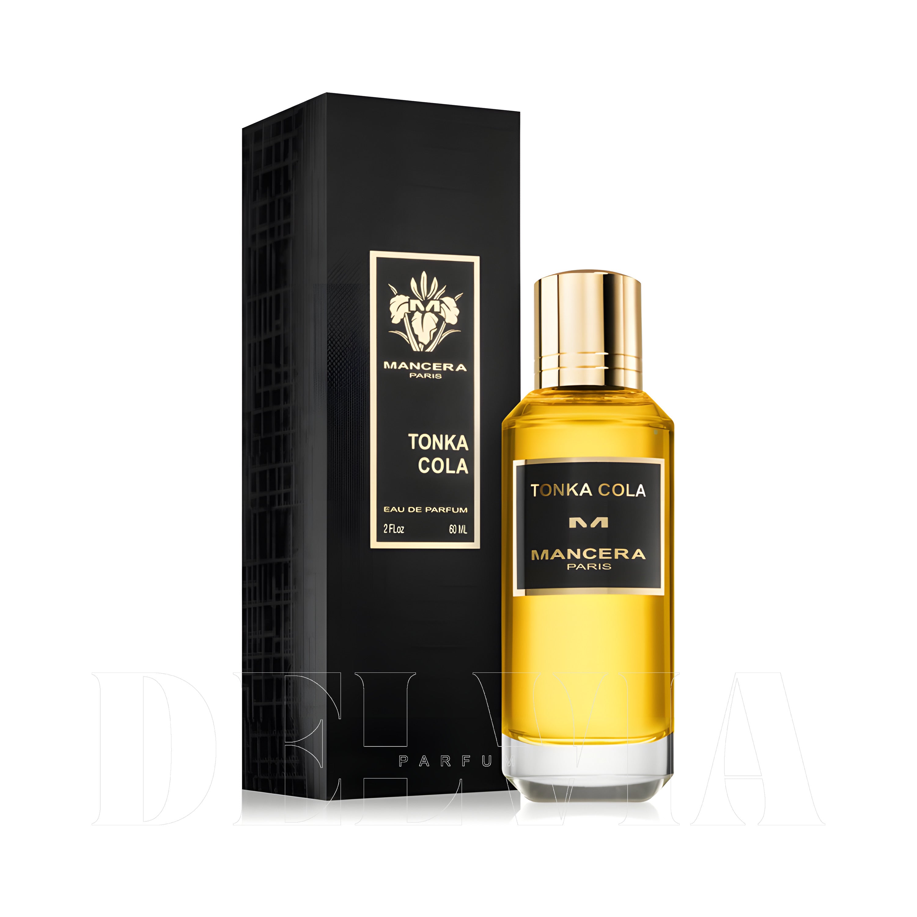 Mancera Tonka Cola 2 Ml dekant parfüm Parfum — kutu ve şişe görseli