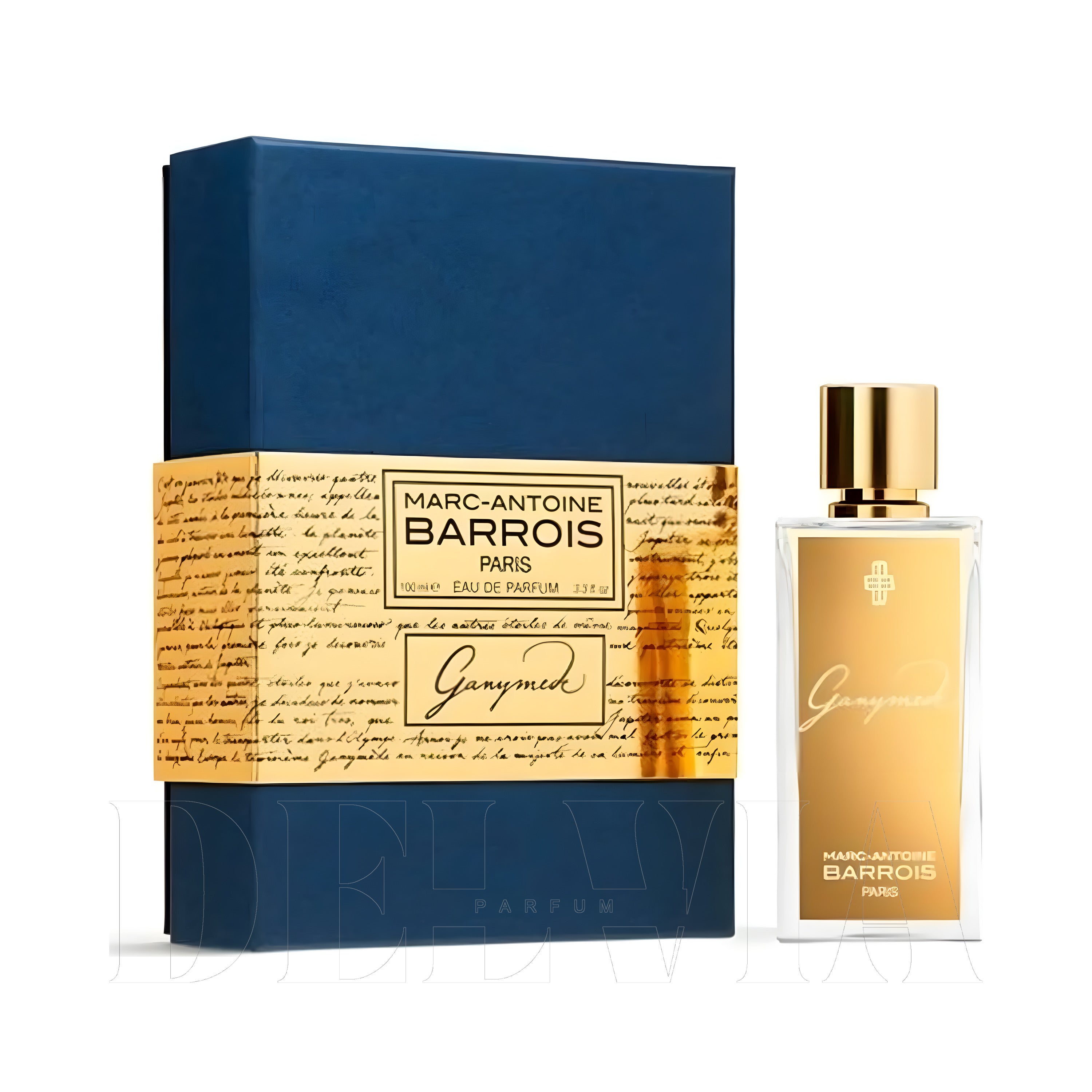 Marc Antoine Barrois Paris Ganymede 10 ml dekant parfüm — kutu ve şişe görseli