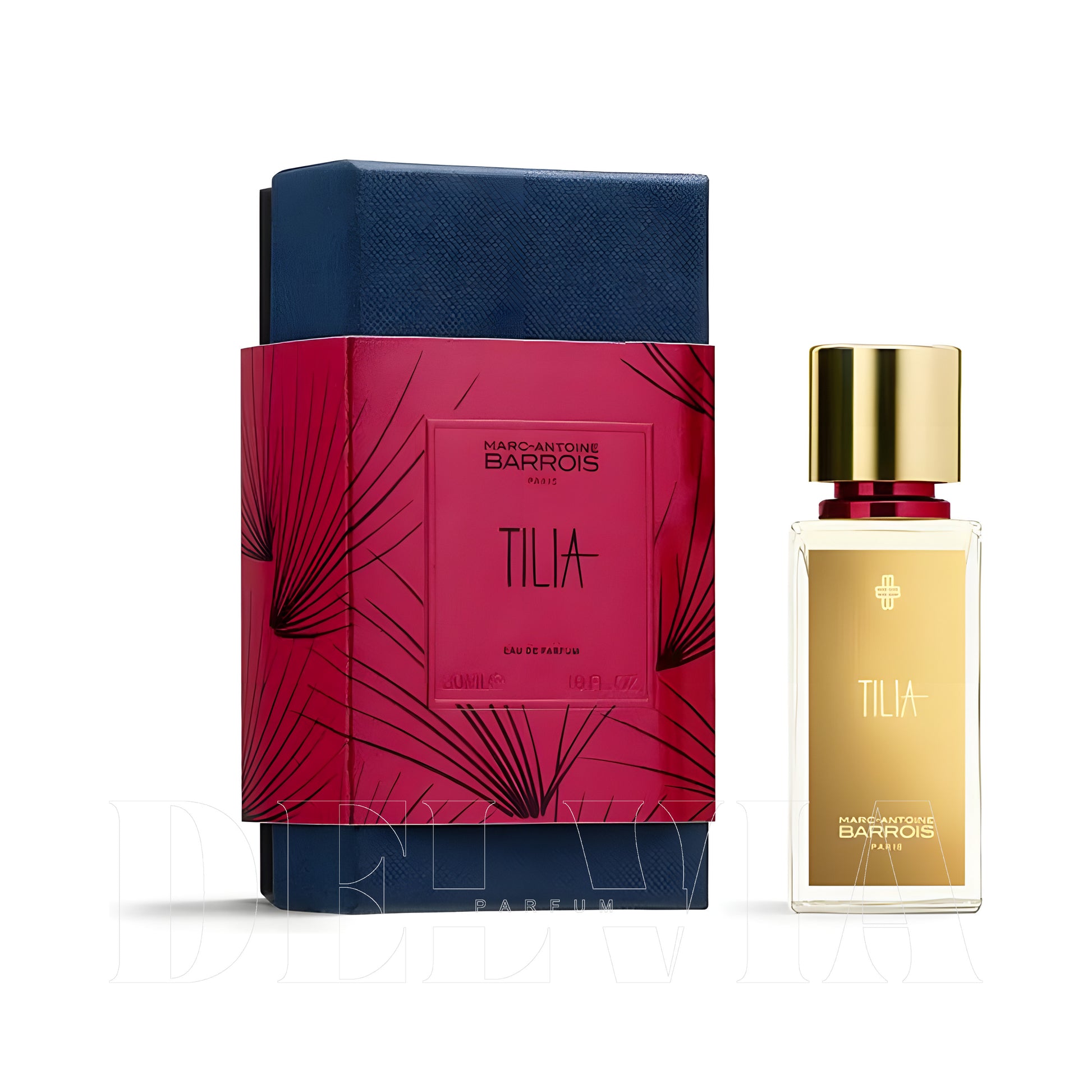 Marc Antoine Barrois Tilia 1 ml dekant parfüm — kutu ve şişe görseli