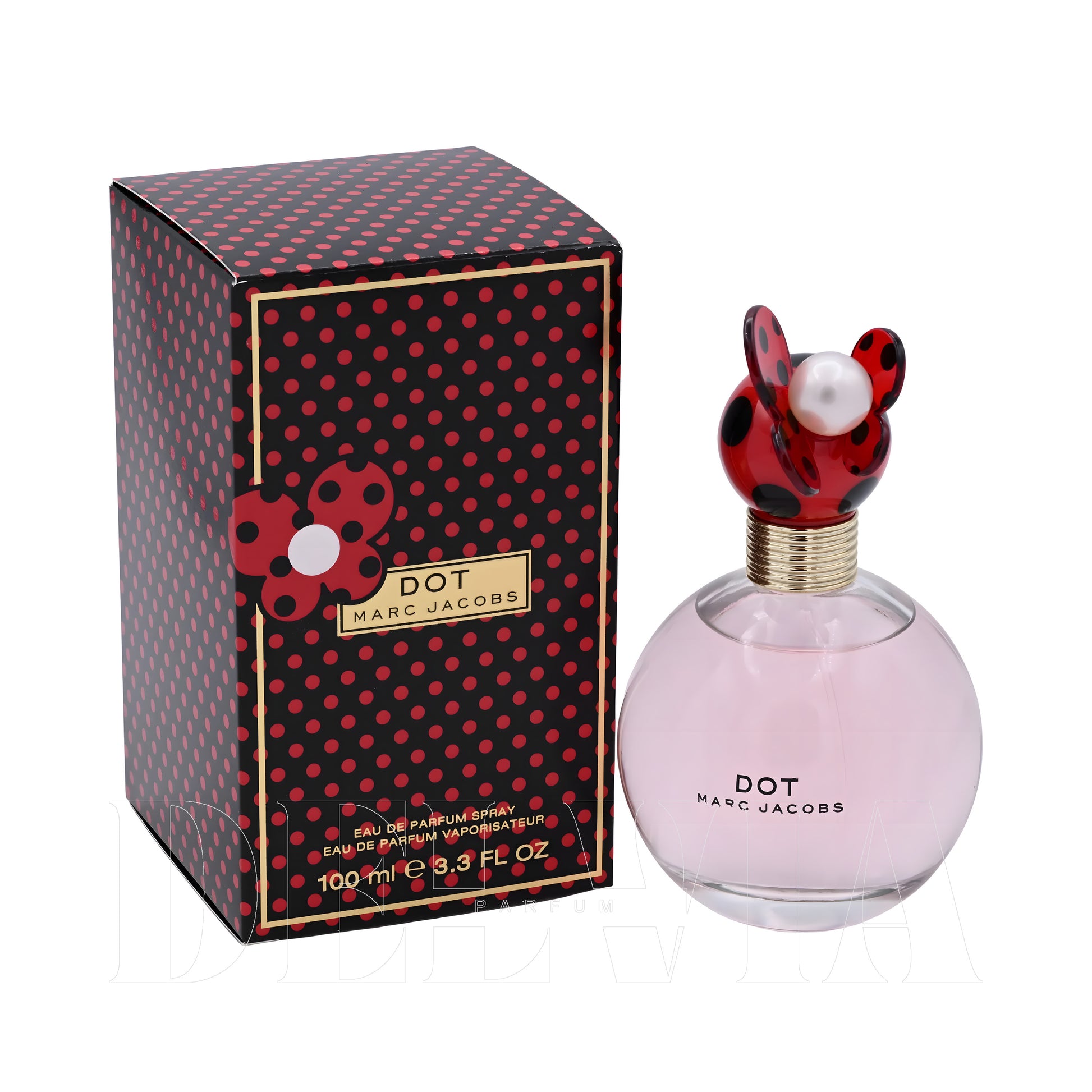 Marc Jacobs Dot 15 ml dekant parfüm — kutu ve şişe görseli