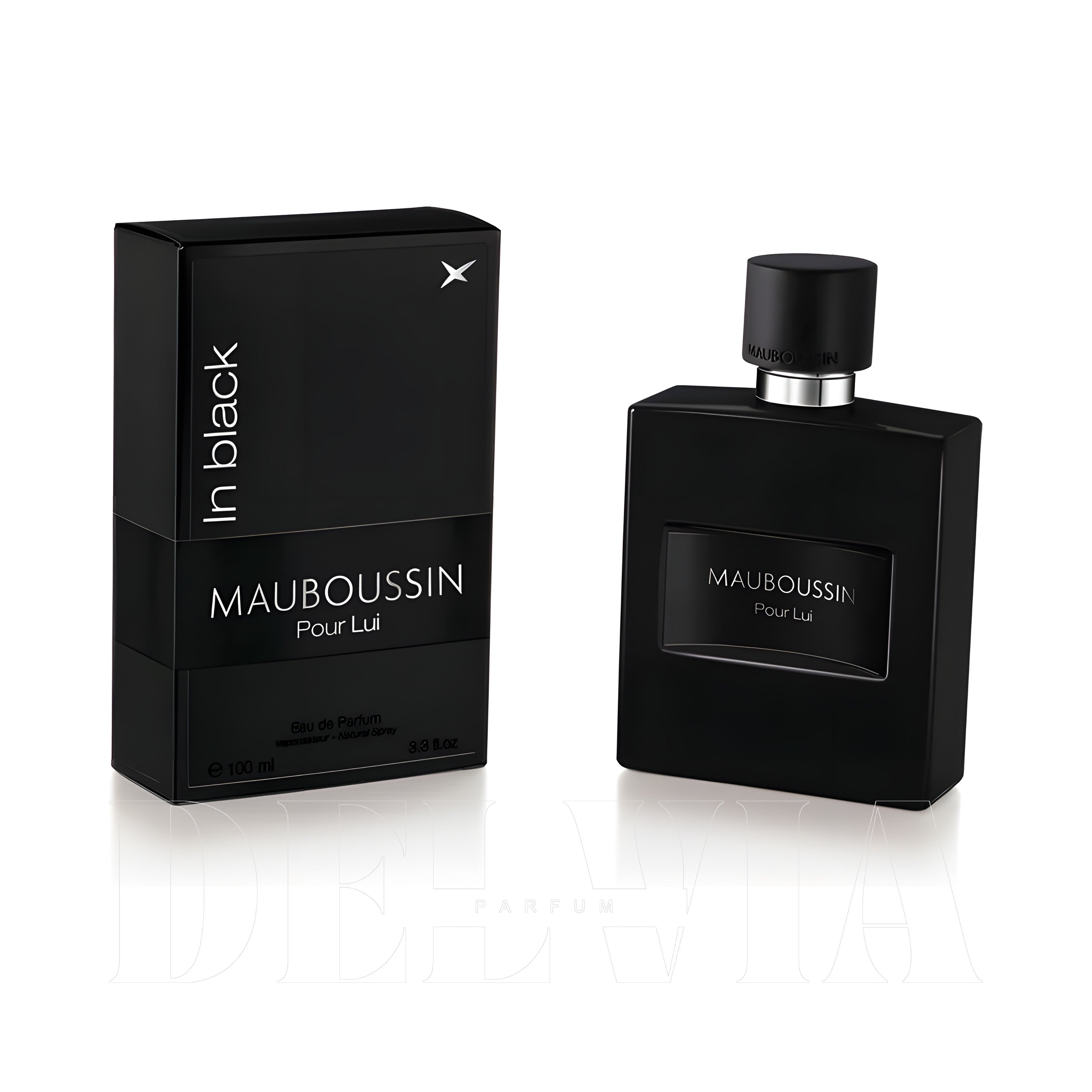 Mauboussin Pour Lui In Black Araba Kokusu — kutu ve şişe görseli
