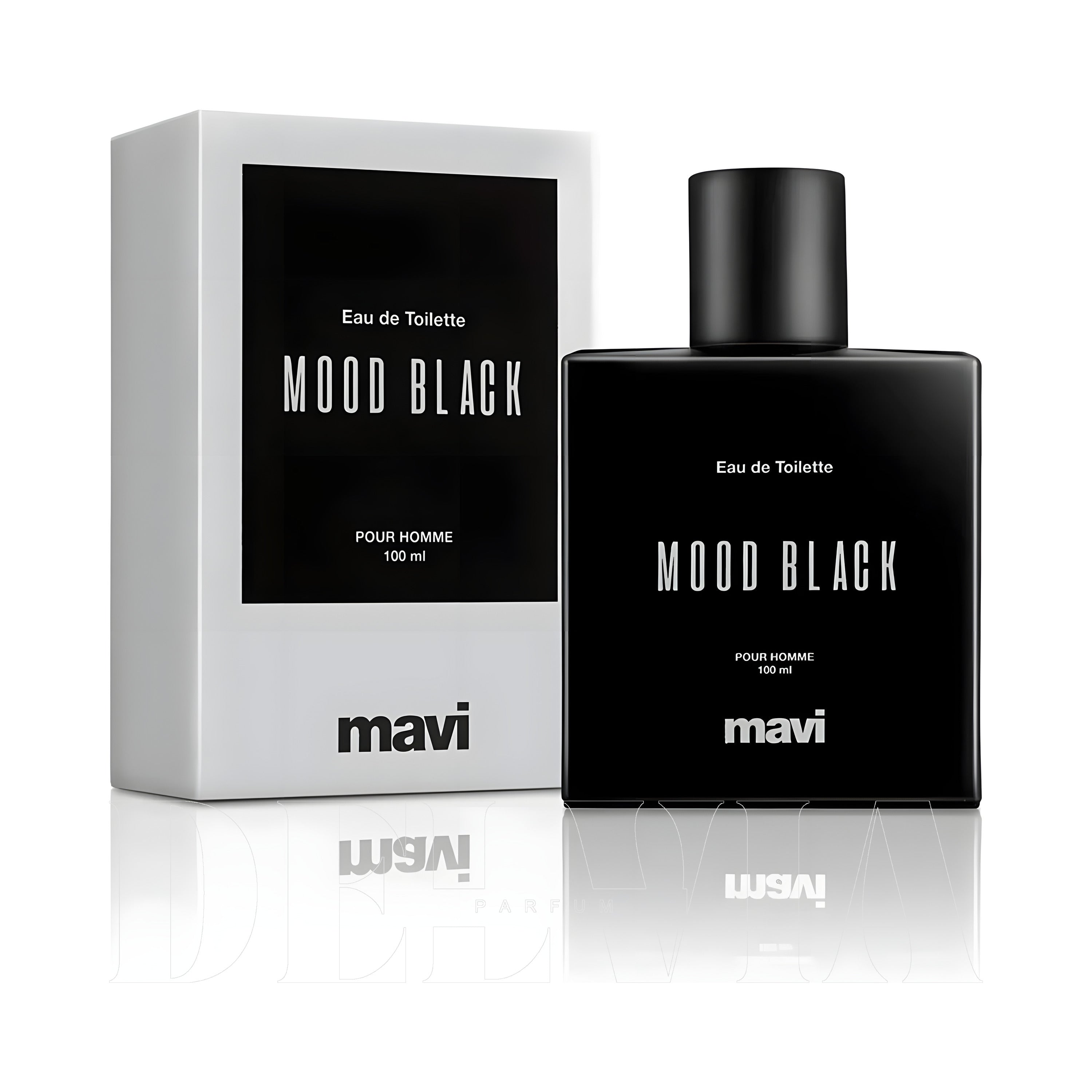 Mavi Mood Black 2 ml dekant parfüm — şişe görseli