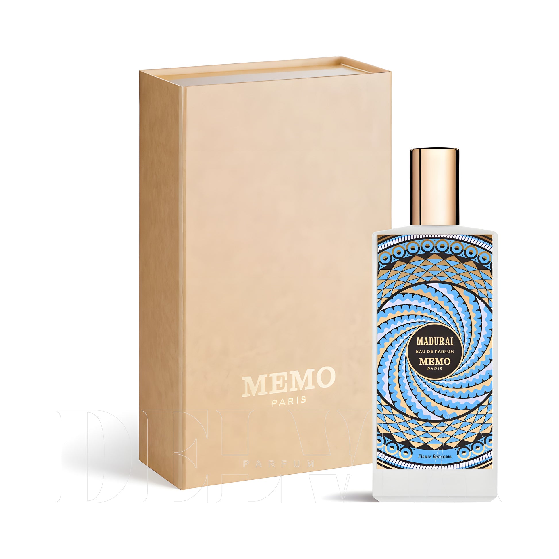Memo Madurai 5 ml dekant parfüm — kutu ve şişe görseli