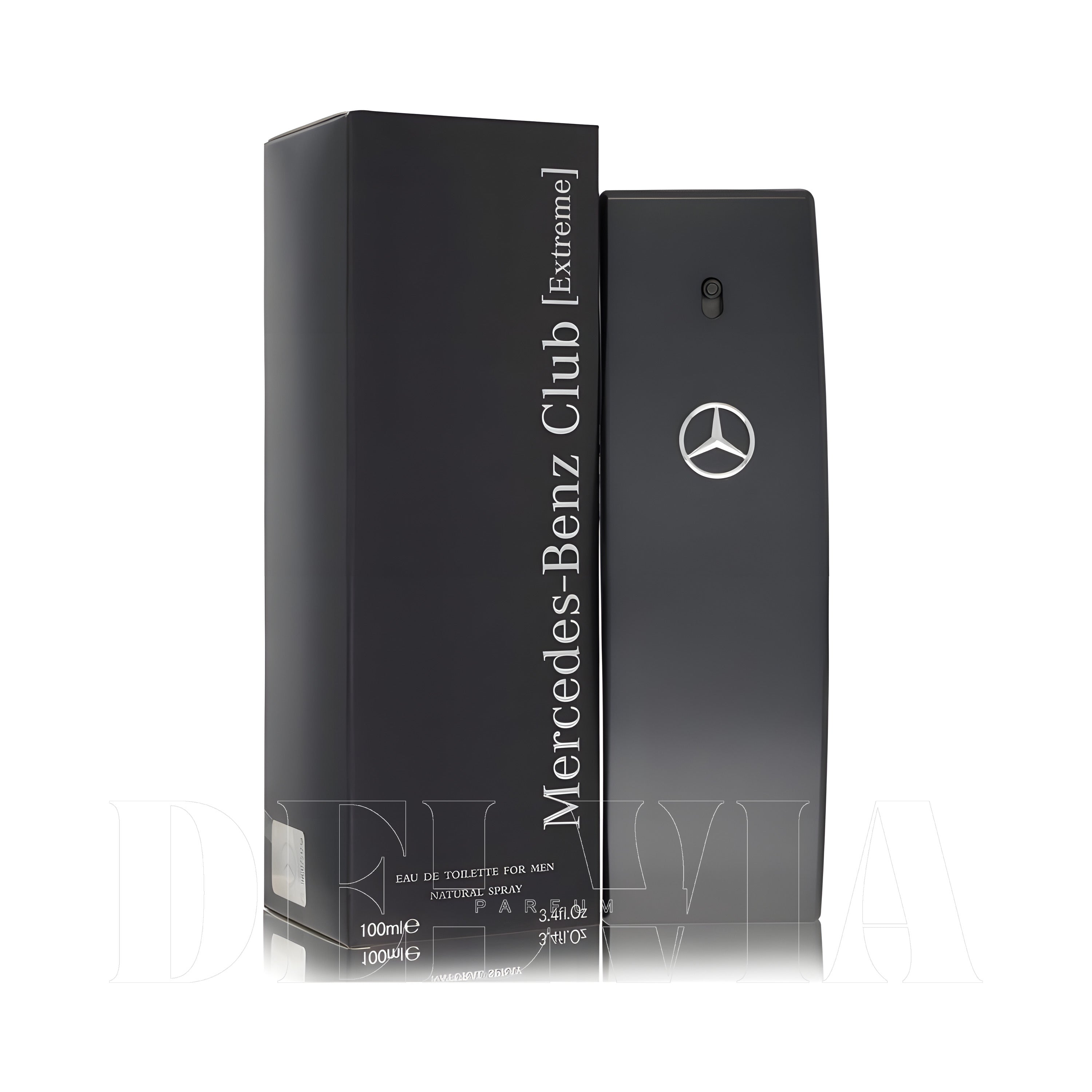 Mercedes Benz Club Extreme 30 ml dekant parfüm — kutu ve şişe görseli