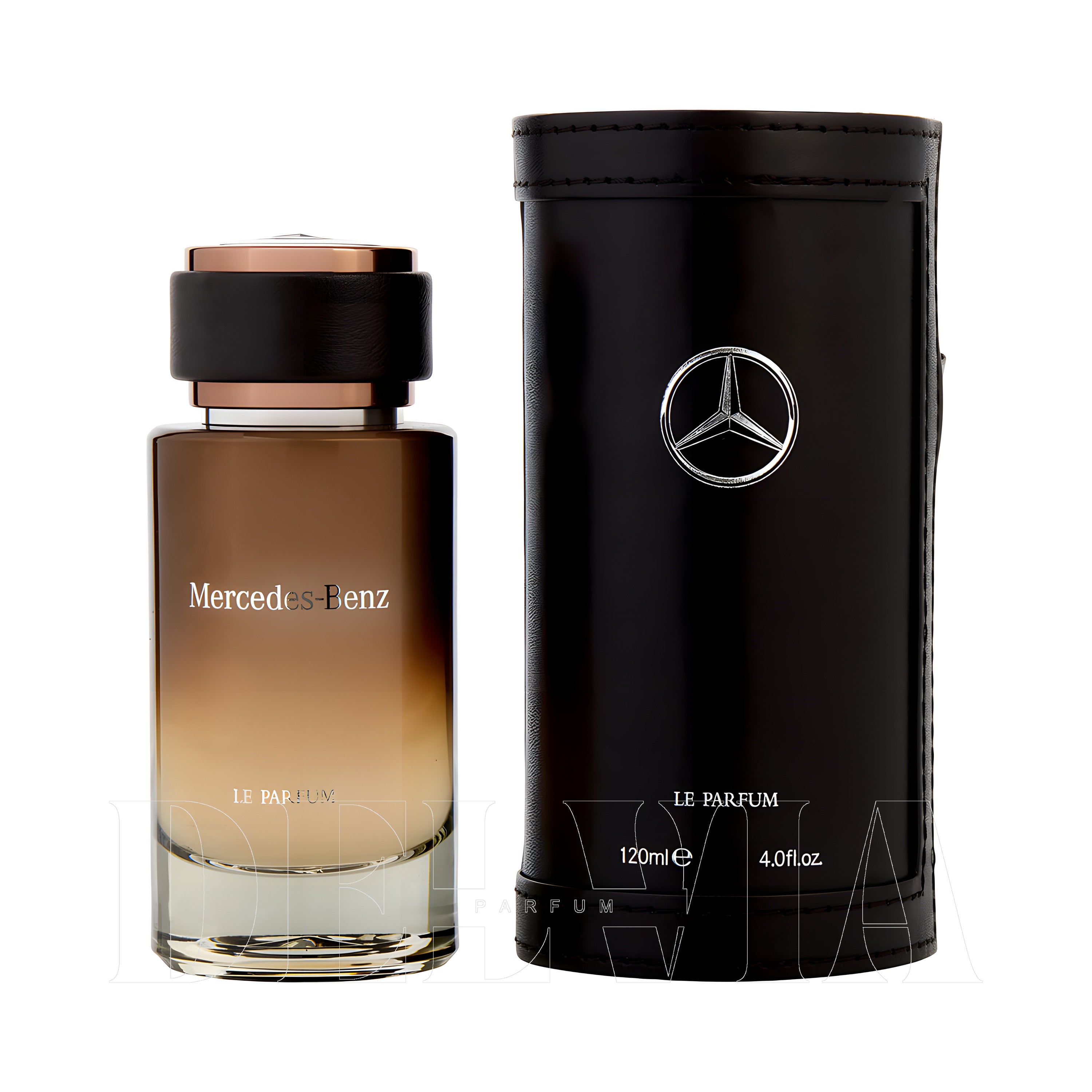 Mercedes Benz Le Parfum 8 ml dekant parfüm — kutu ve şişe görseli