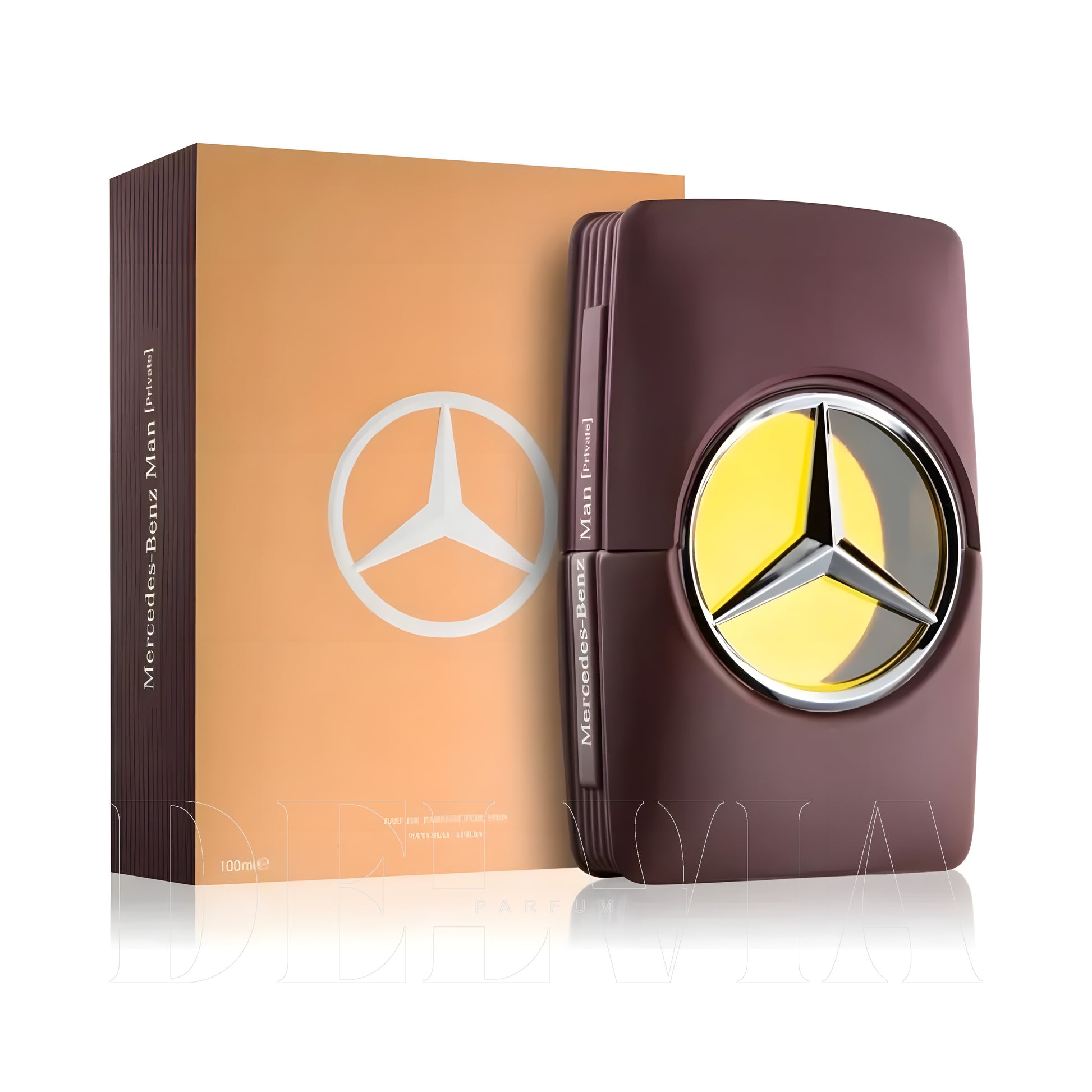Mercedes Benz Parfums Private 10 ml dekant parfüm — kutu ve şişe görseli