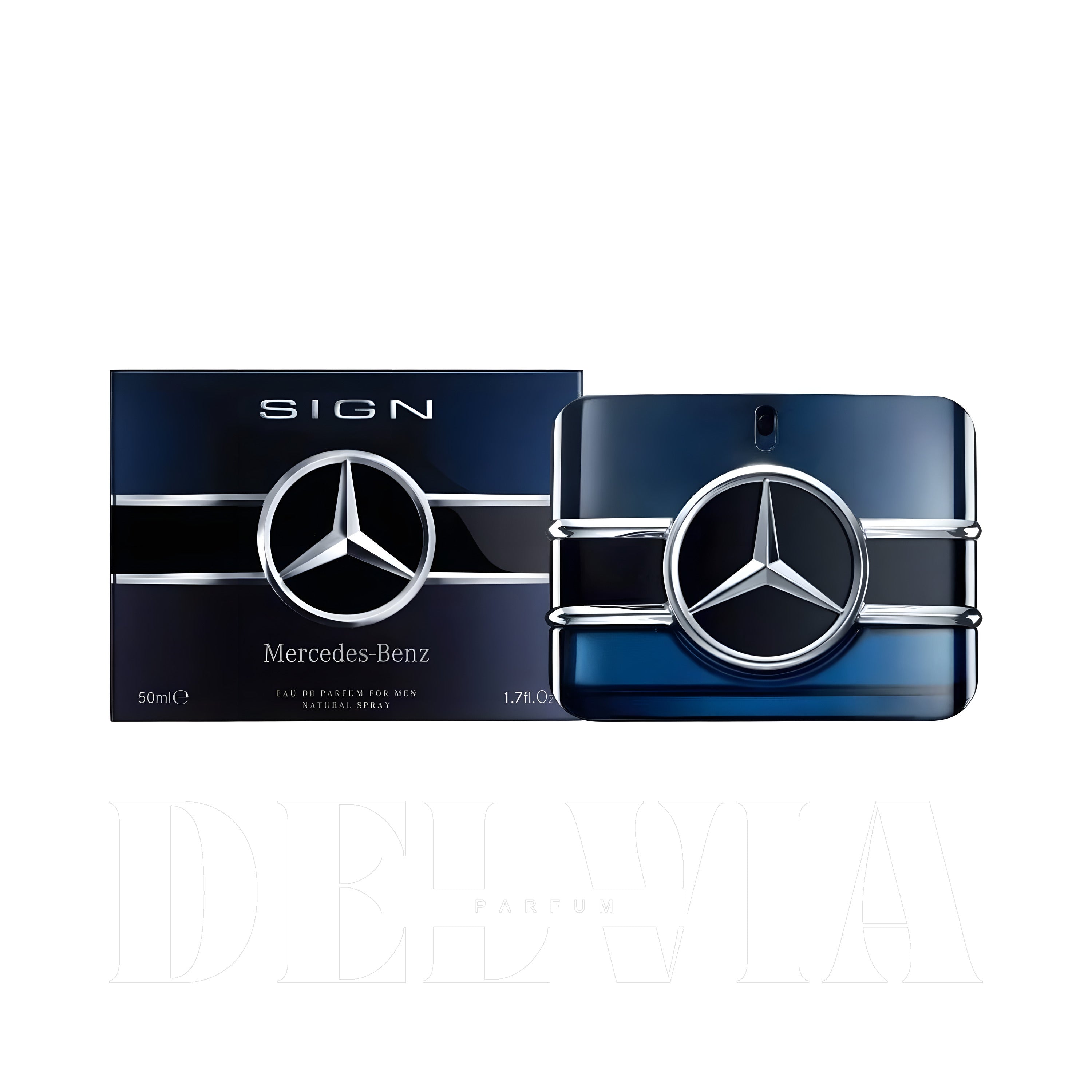 Mercedes Benz Parfums Sign Katı Parfum — kutu ve şişe görseli