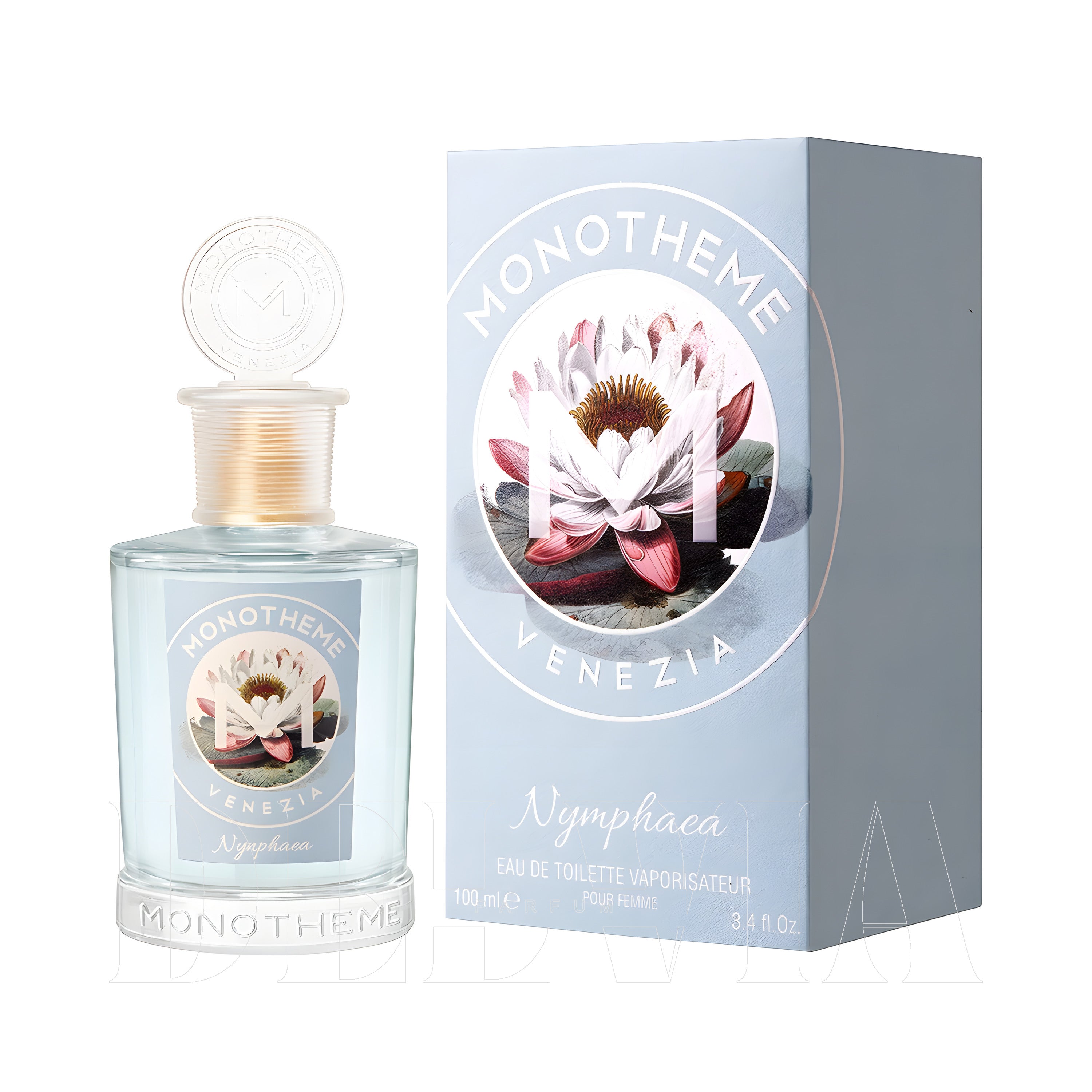 Monotheme Classic Nymphaea Pour Femme 8 ml dekant parfüm — kutu ve şişe görseli
