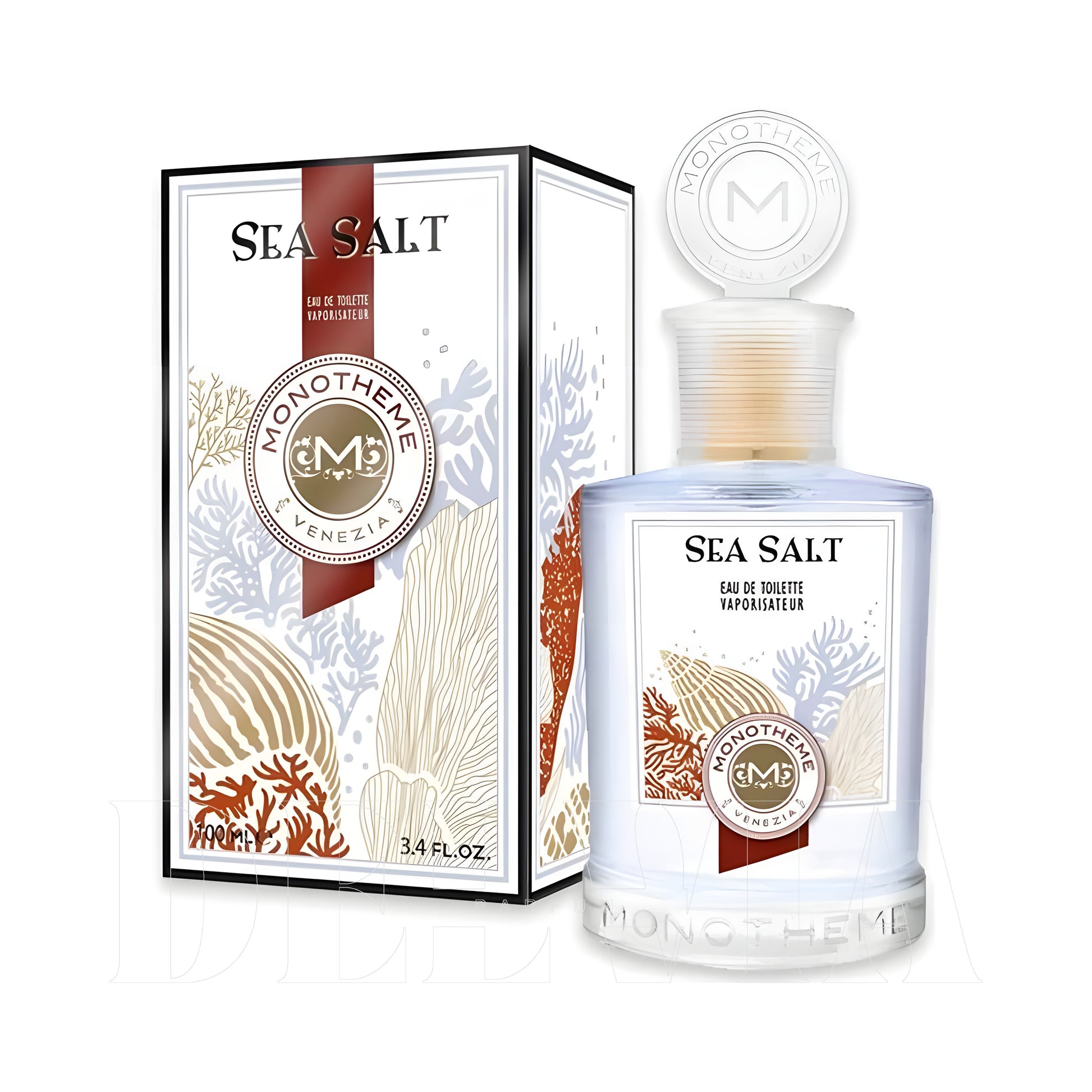 Monotheme Sea Salt 1 ml dekant parfüm — kutu ve şişe görseli