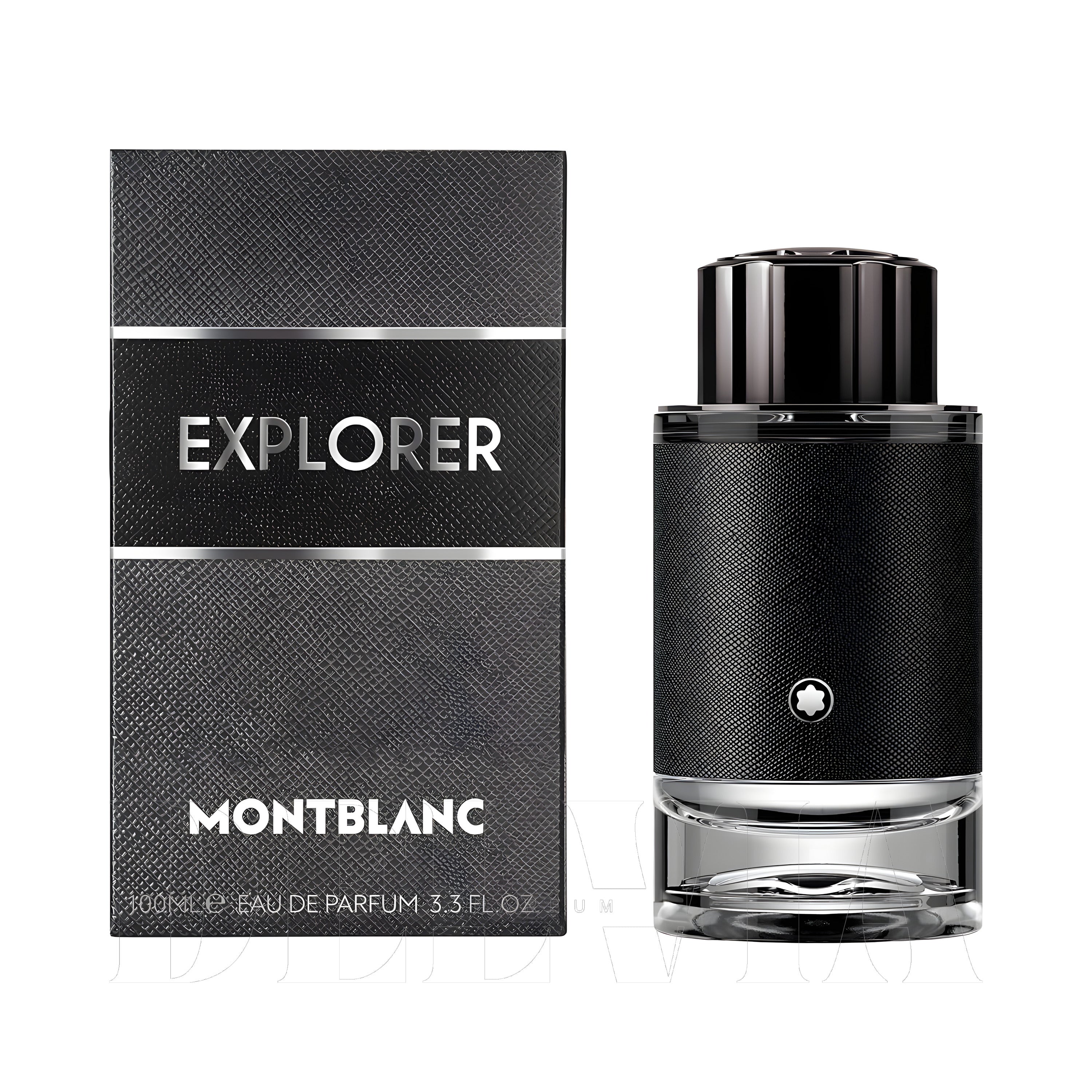 Mont Blanc Explorer 10 ml dekant parfüm — kutu ve şişe görseli