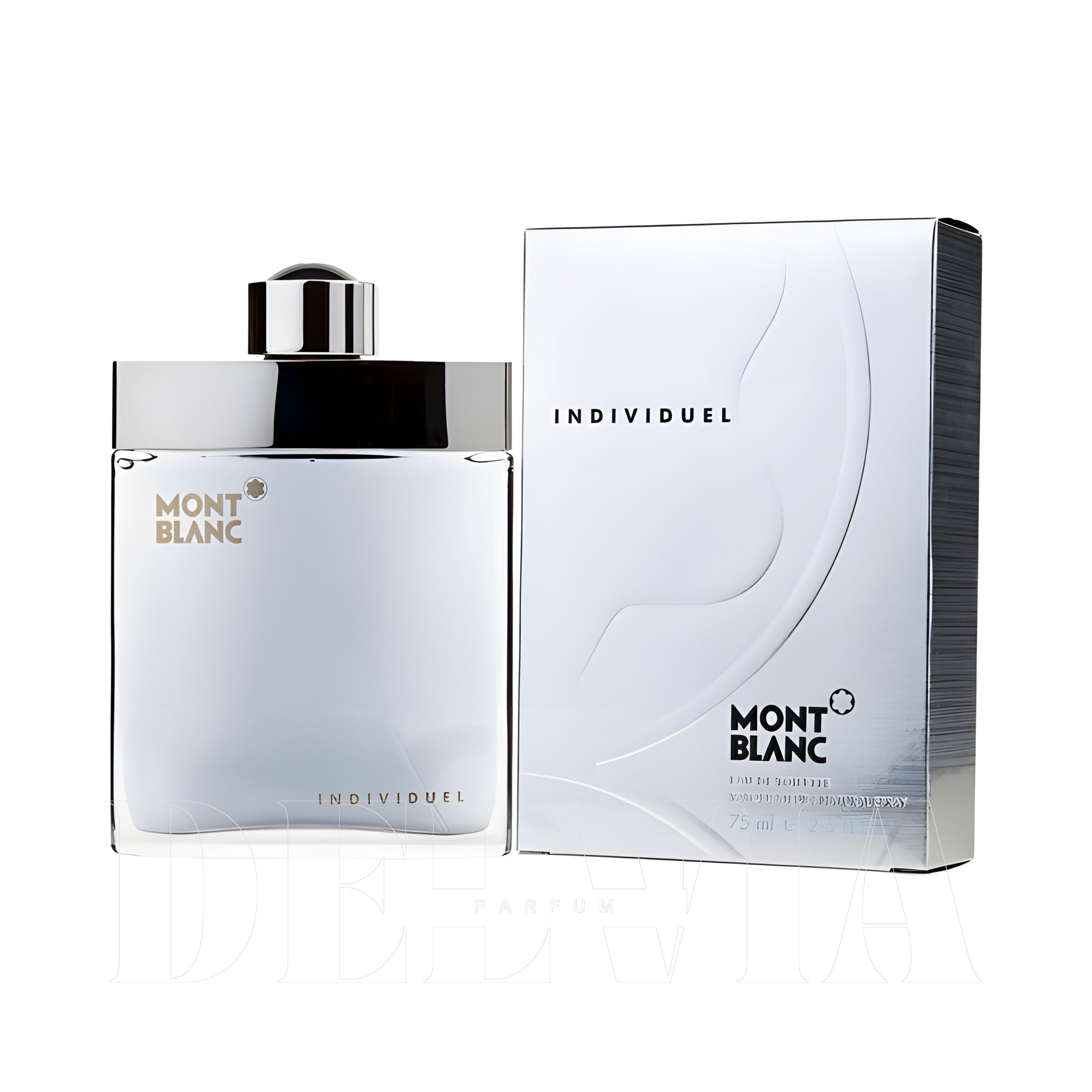 Mont Blanc Individuel 2 ml dekant parfüm — kutu ve şişe görseli