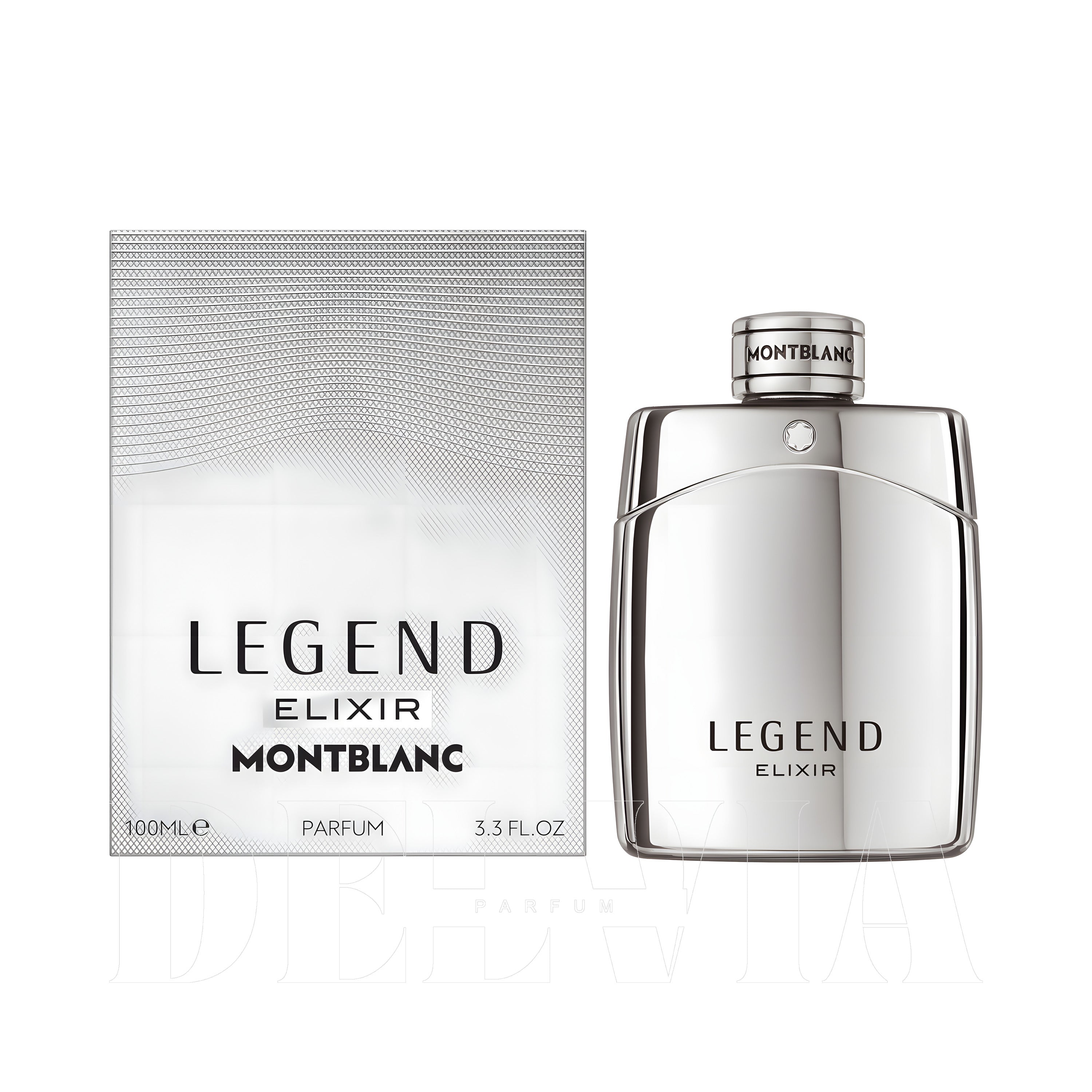 Montblanc Legend Elixir 2 ml dekant parfüm — kutu ve şişe görseli