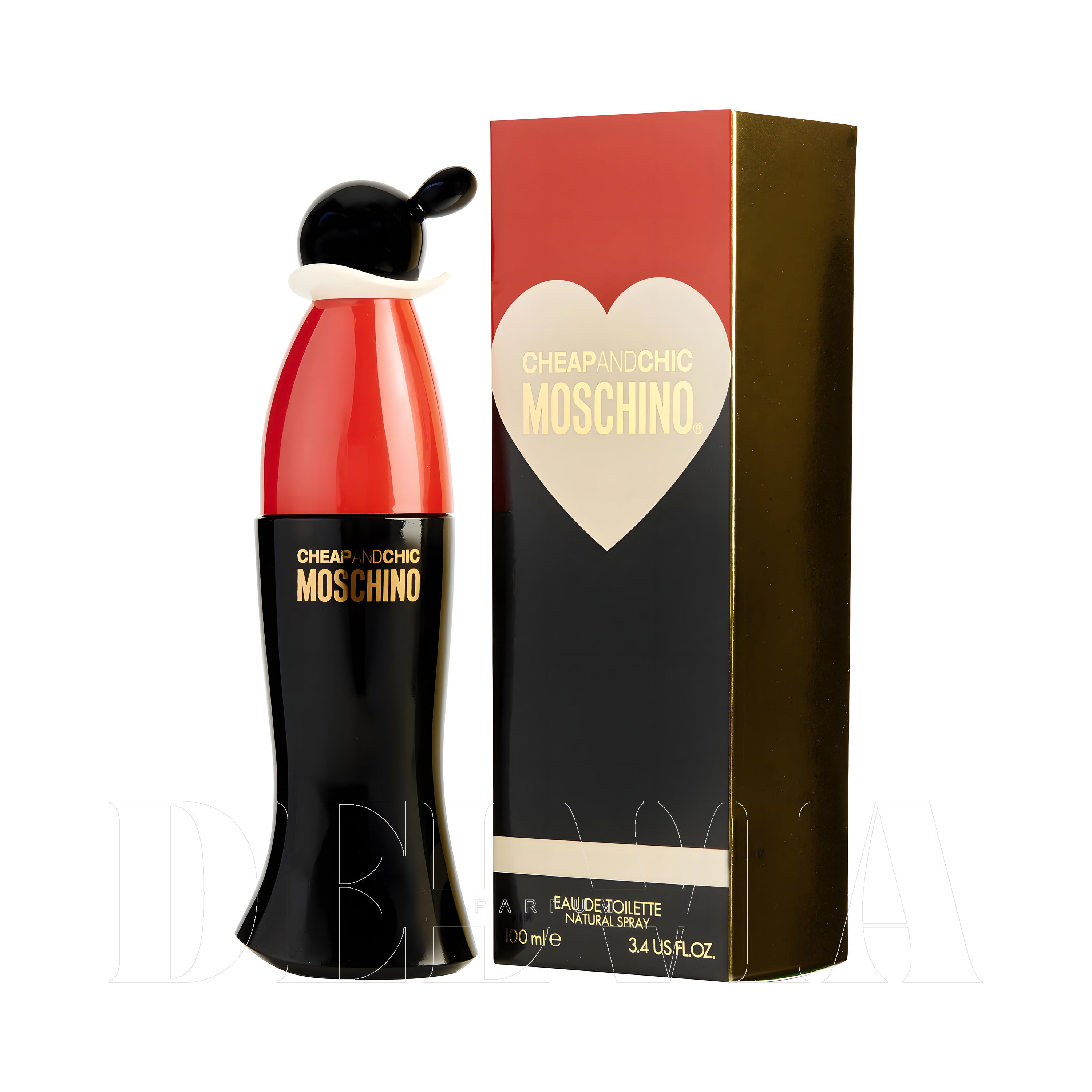 Moschino Cheap And Chic 20 ml dekant parfüm — kutu ve şişe görseli