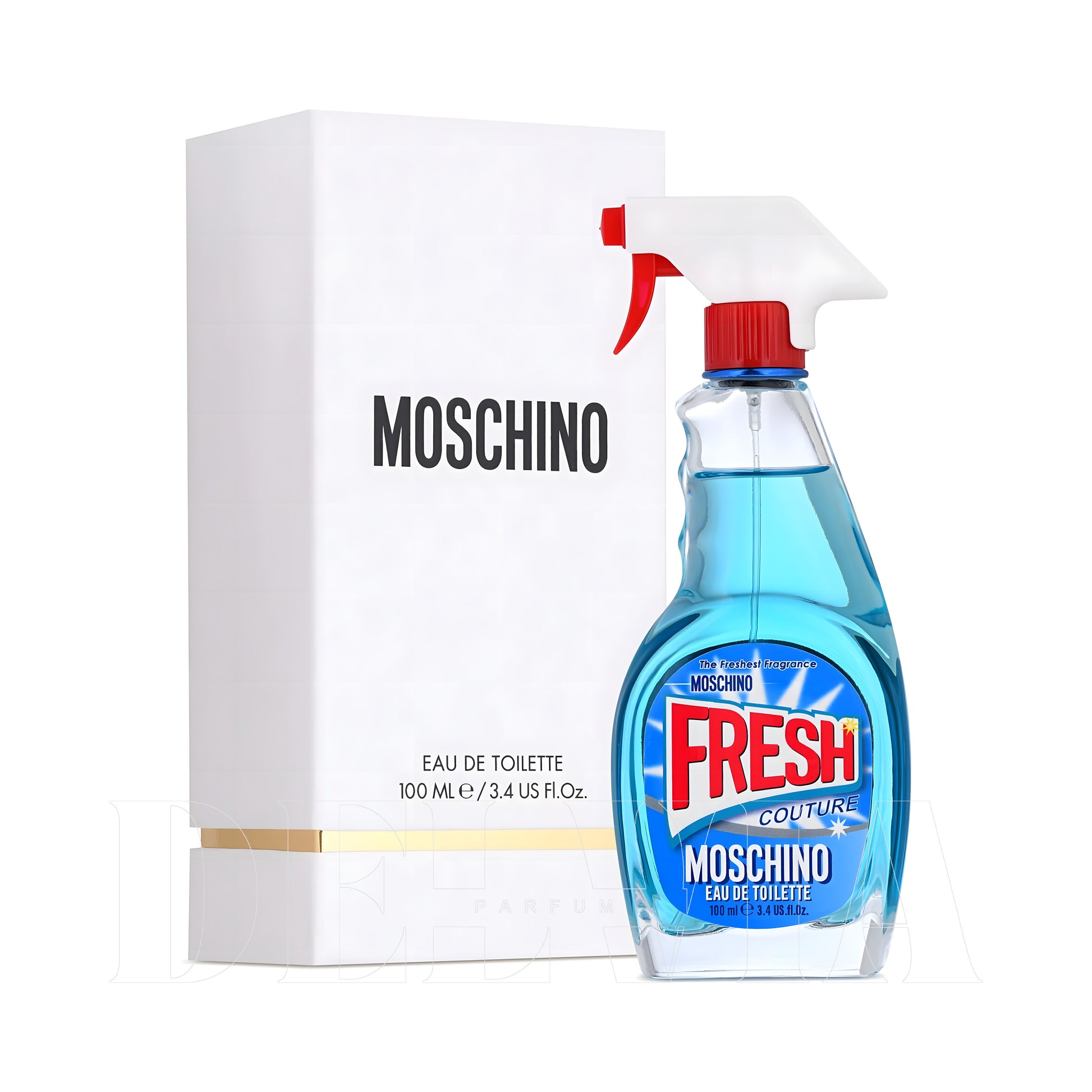 Moschino Fresh Couture 10 Ml dekant parfüm Parfum — kutu ve şişe görseli