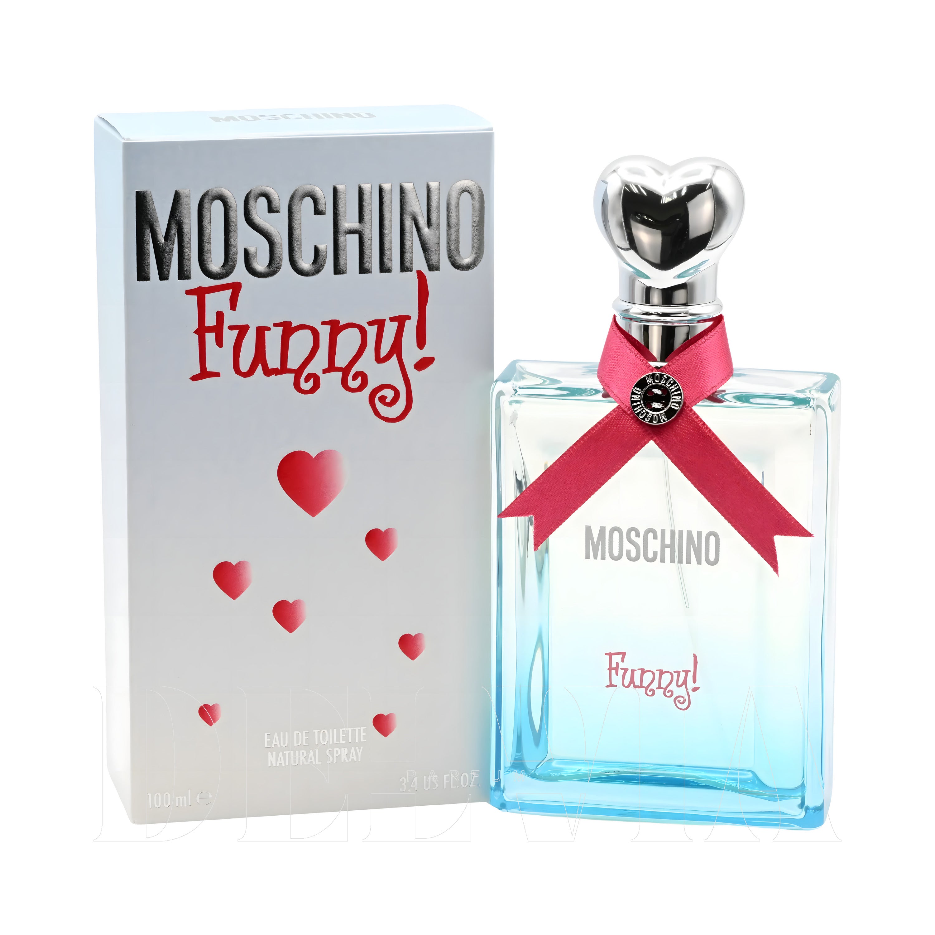 Moschino Funny 30 ml dekant parfüm — kutu ve şişe görseli