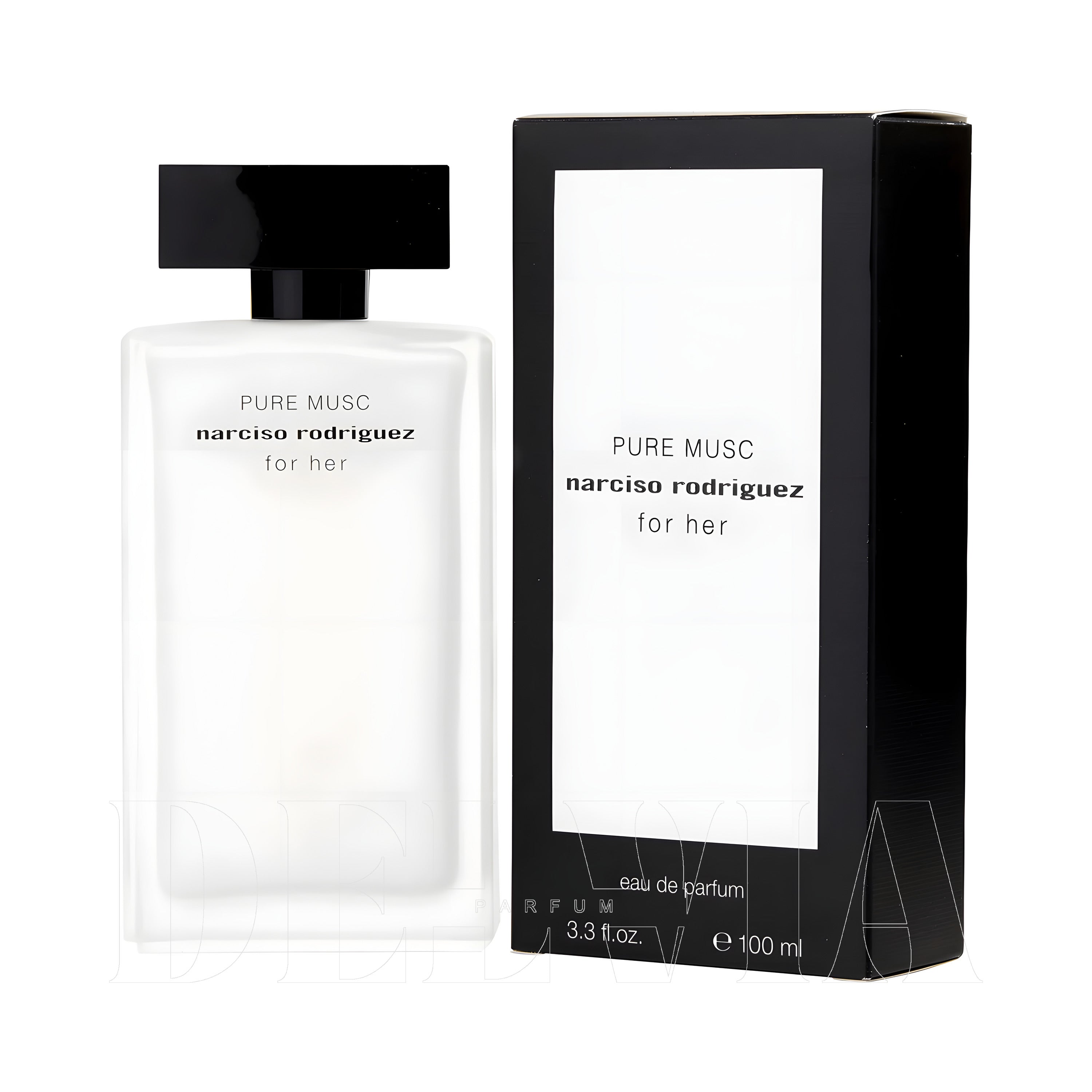 Narciso Rodriguez Narciso Rodriguez Pure Musc Katı Parfum — kutu ve şişe görseli