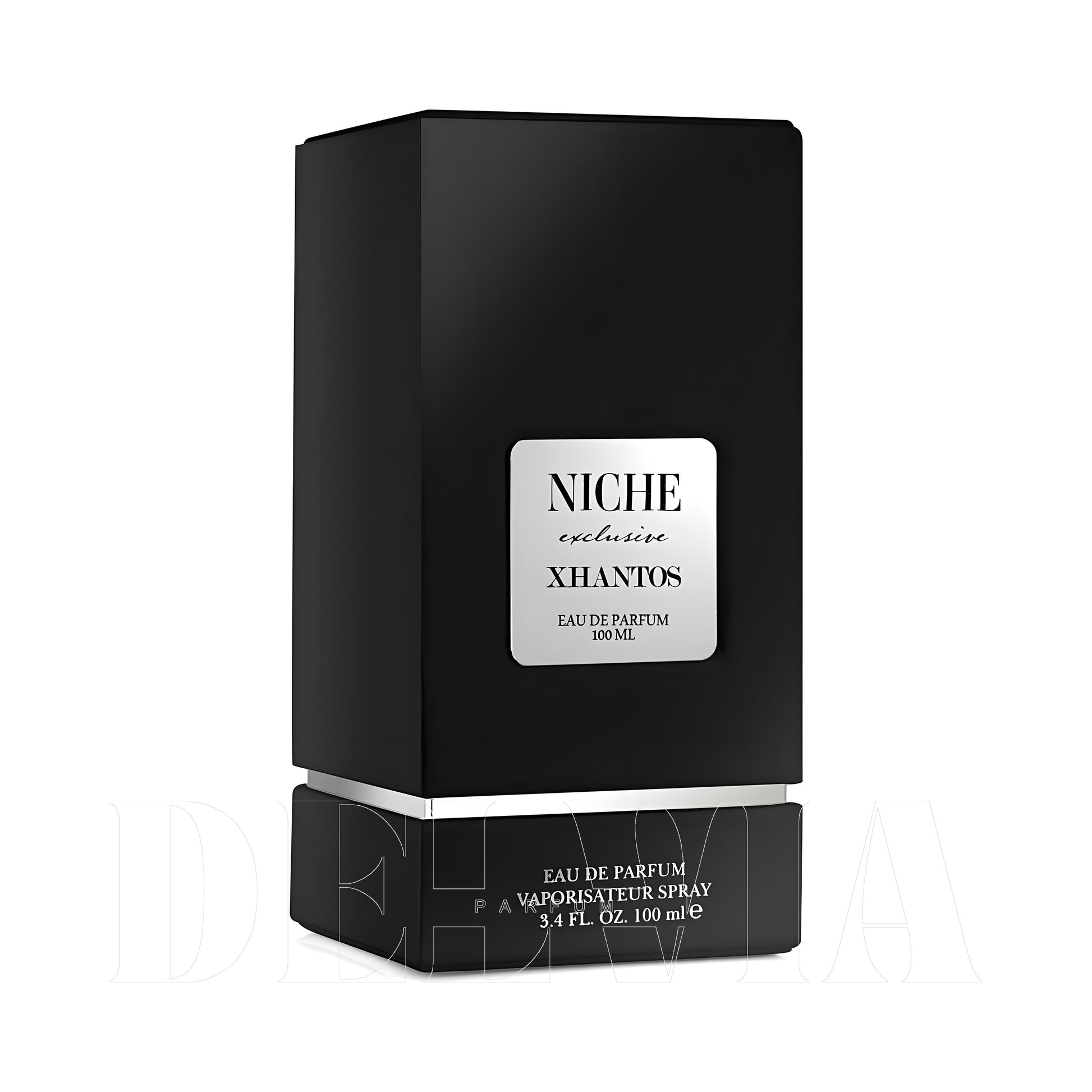 Niche Exclusive Xanthos 8 ml dekant parfüm — kutu ve şişe görseli