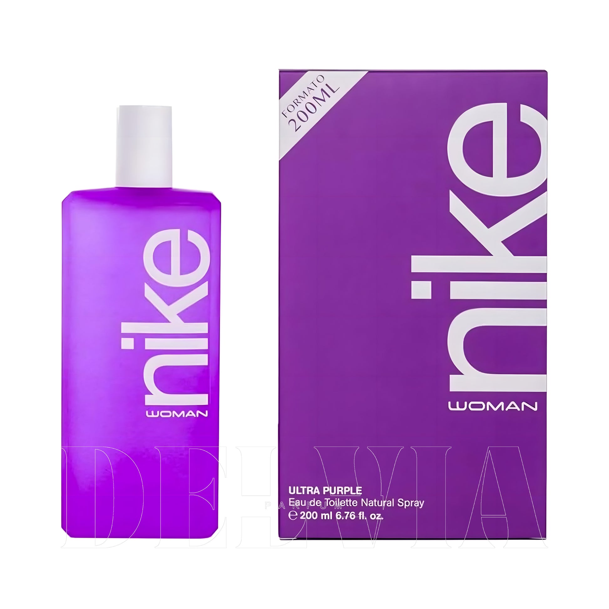Nike Ultra Purple 20 ml dekant parfüm — kutu ve şişe görseli