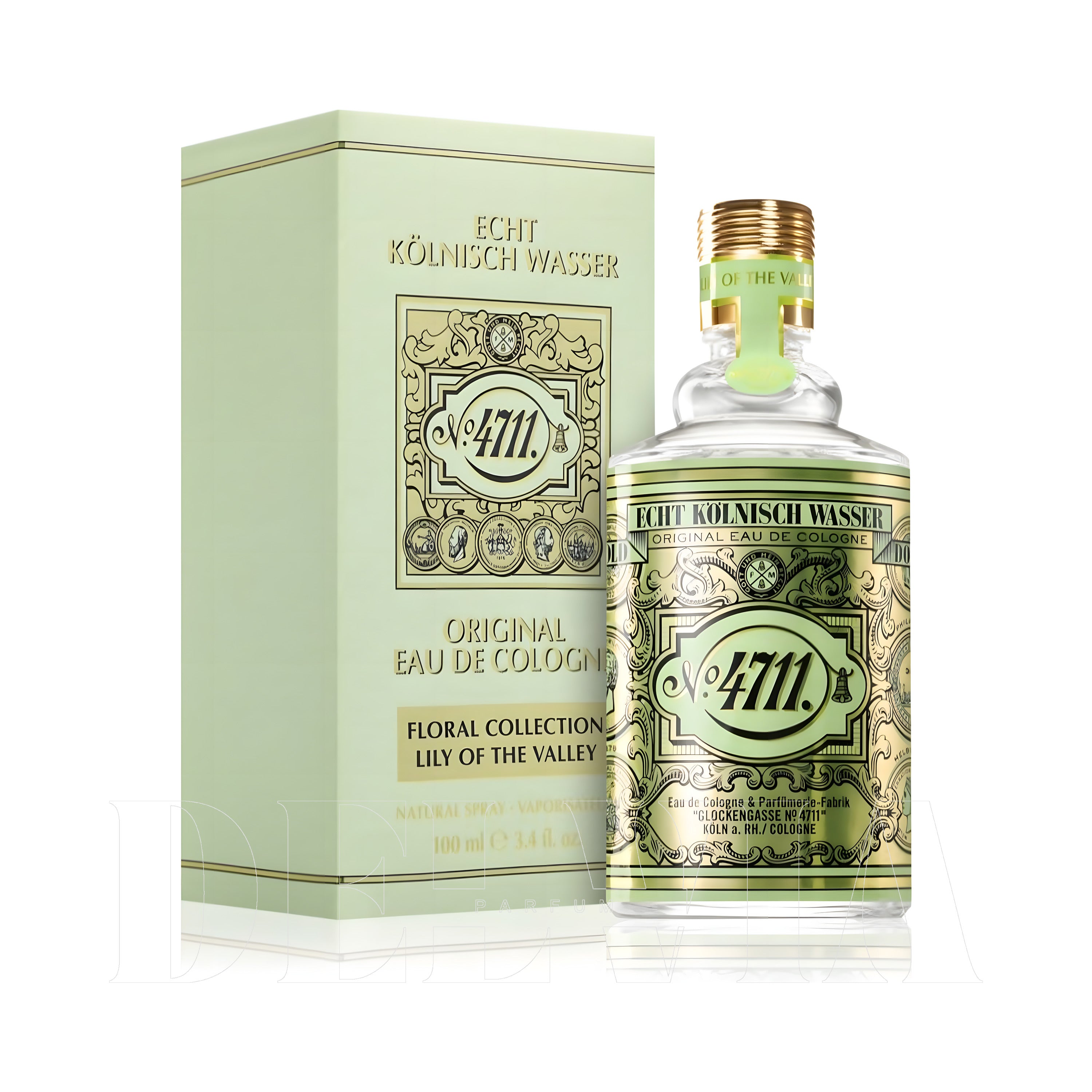 No 4711 Floral Lily Valley 3 ml dekant parfüm — kutu ve şişe görseli