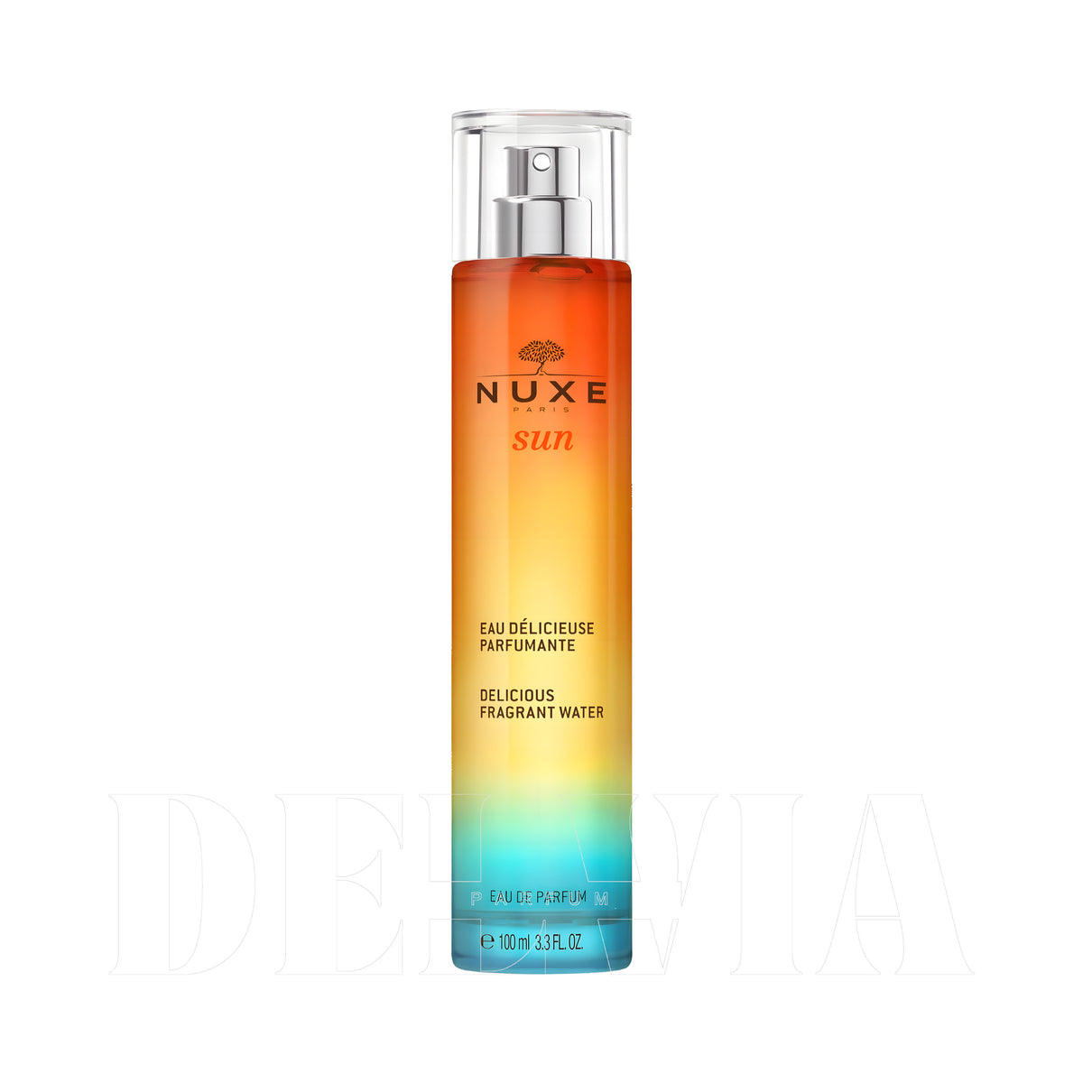 Nuxe Sun Eau Delicieuse Edp Ciceksi 10 ml dekant parfüm — kutu ve şişe görseli