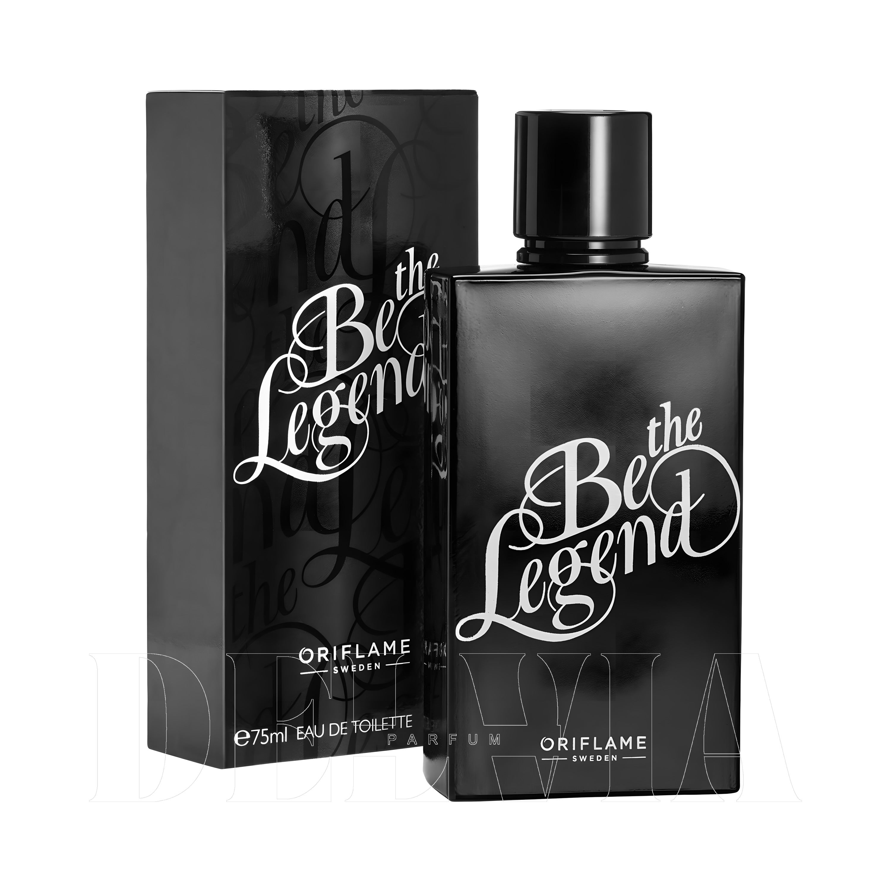 Oriflame Be The Legend 5 ml dekant parfüm — kutu ve şişe görseli