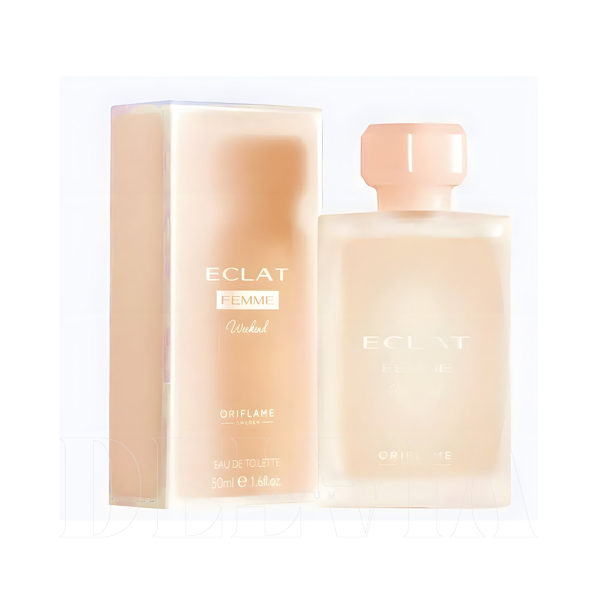 Oriflame Eclat Femme Weekend Araba Kokusu — kutu ve şişe görseli