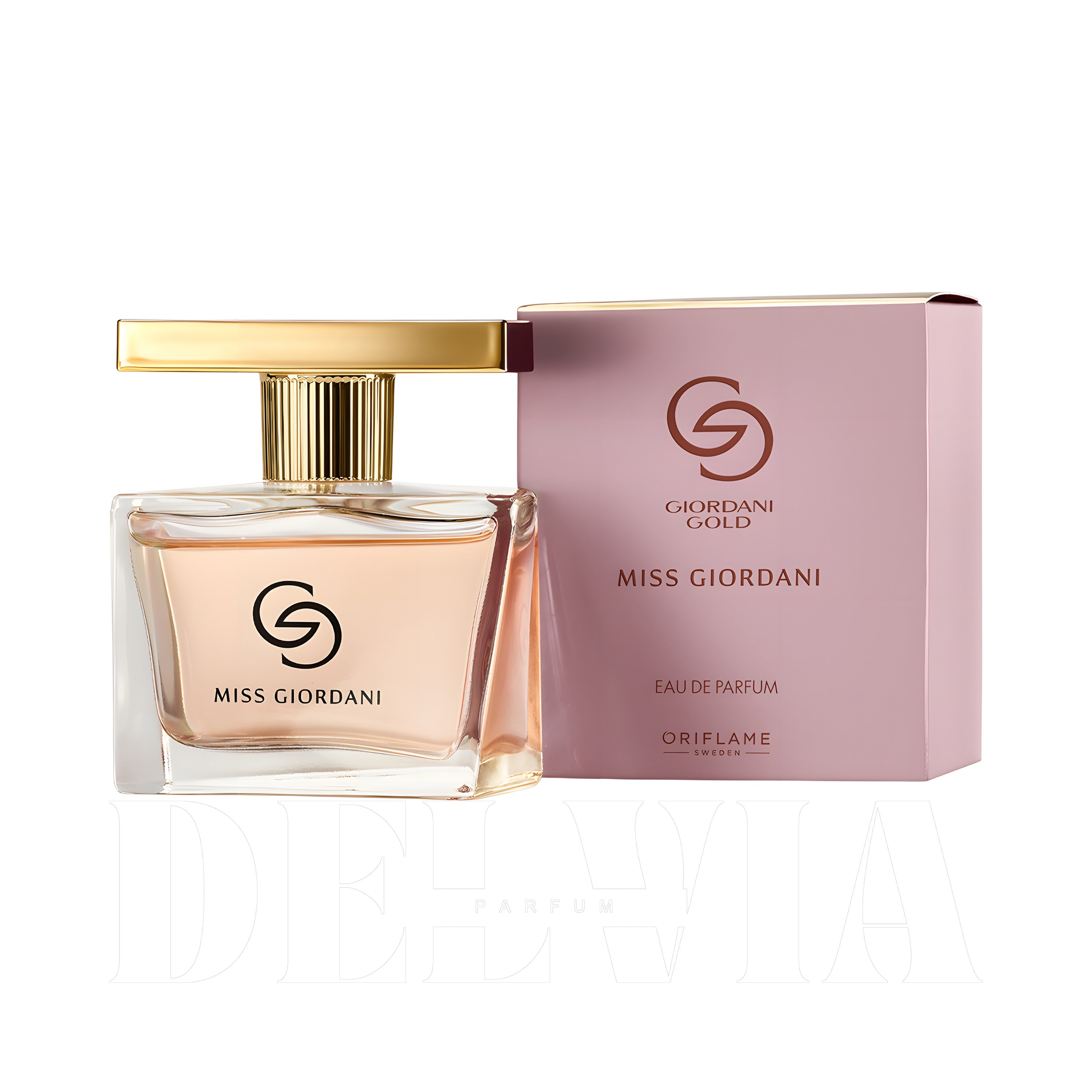 Oriflame Miss Giordani 15 ml dekant parfüm — kutu ve şişe görseli