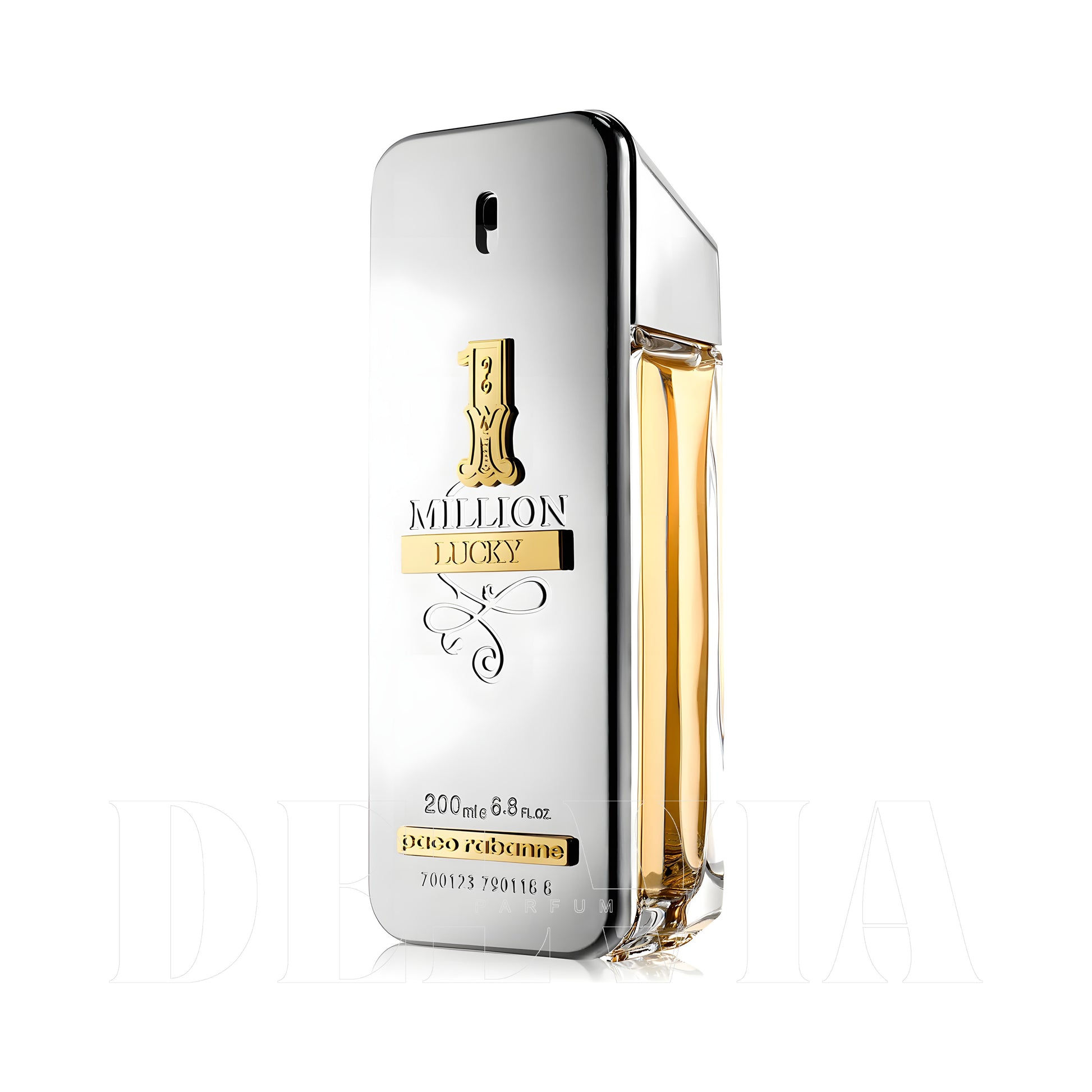 Paco Rabanne 1 Million Lucky 2 ml dekant parfüm — kutu ve şişe görseli