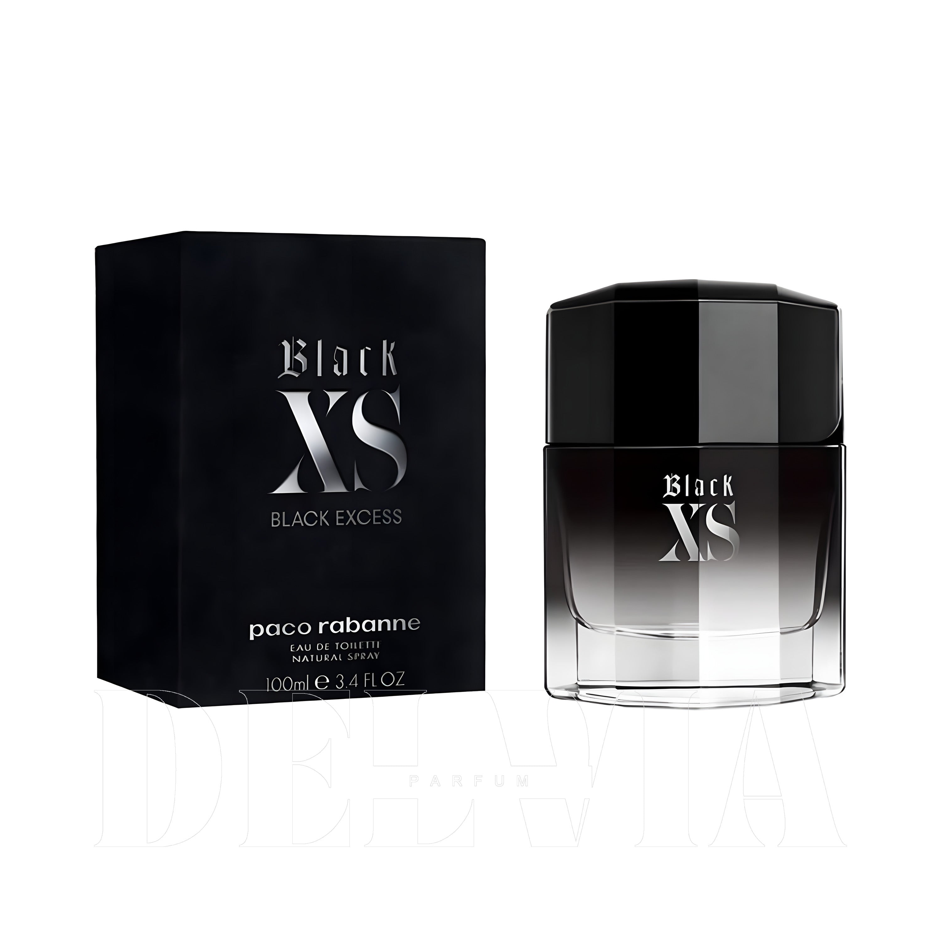Paco Rabanne Black Xs 30 ml dekant parfüm — kutu ve şişe görseli
