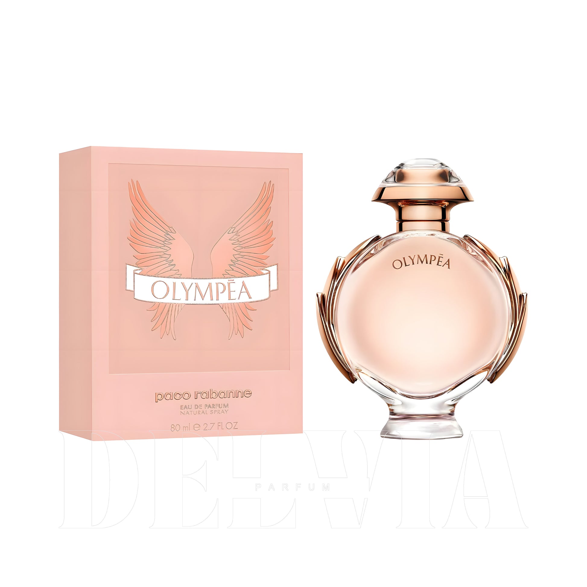 Paco Rabanne Olympea 2 ml dekant parfüm — kutu ve şişe görseli