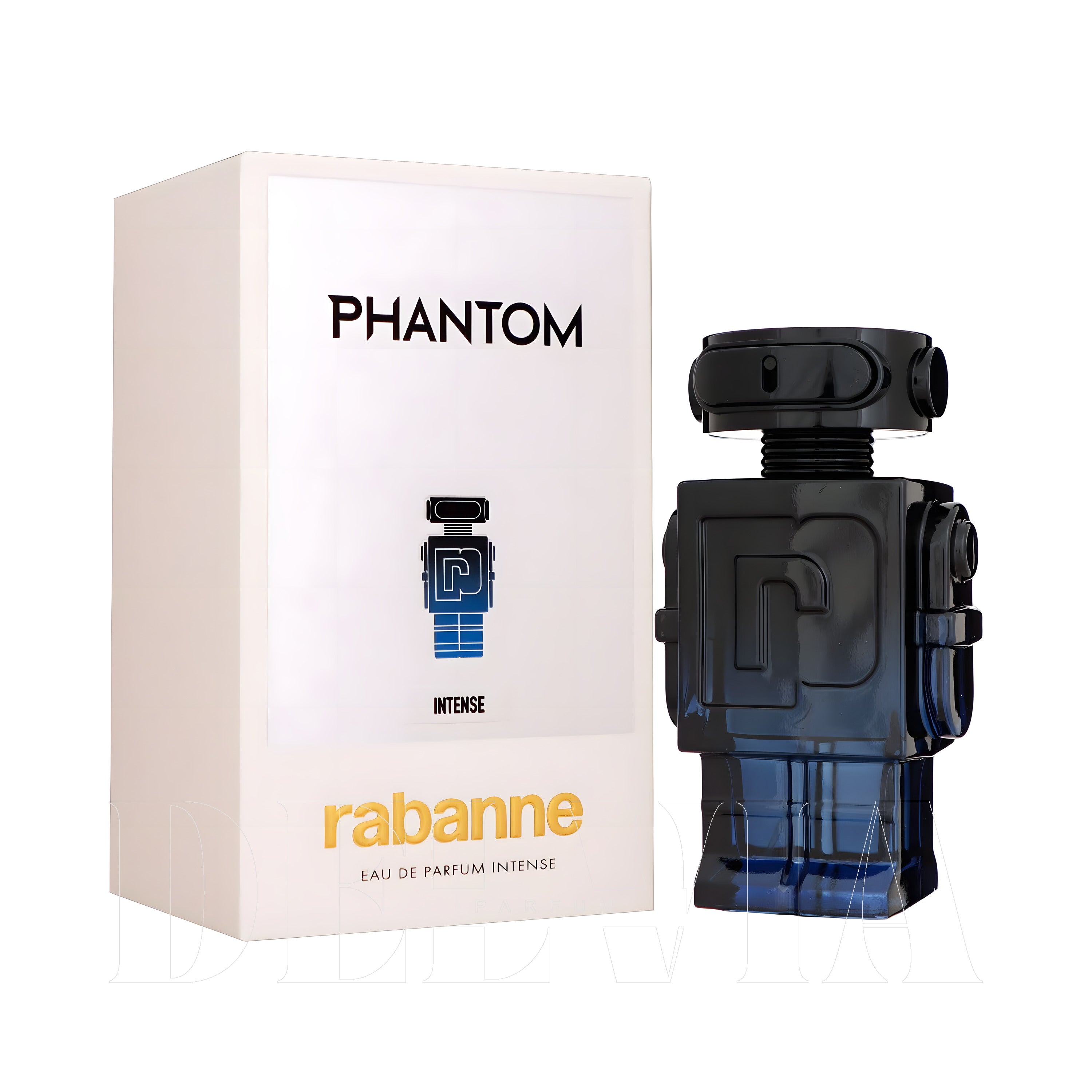 Paco Rabanne Phantom Intense 5 ml dekant parfüm — kutu ve şişe görseli