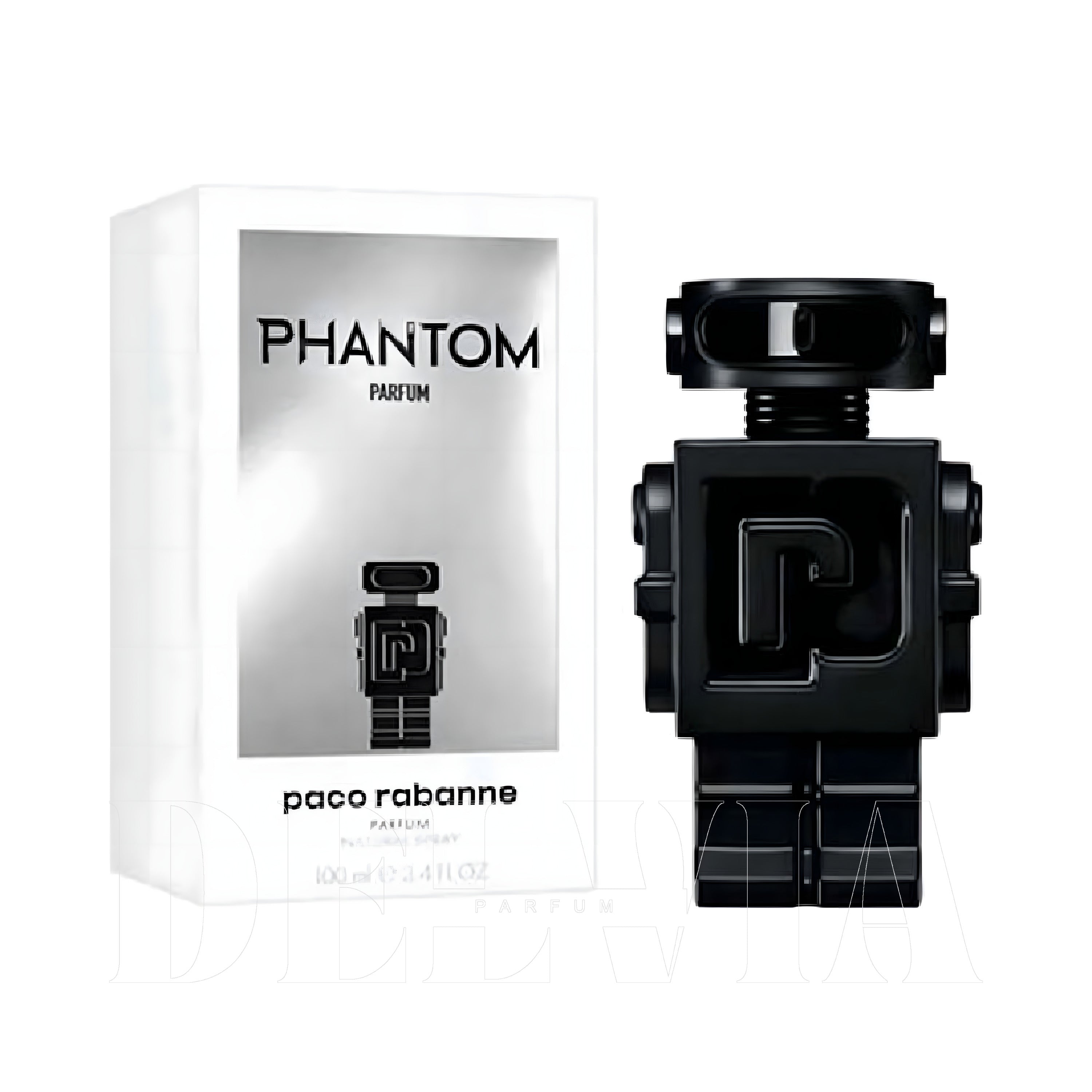 Paco Rabanne Phantom Parfum Katı Parfum — kutu ve şişe görseli