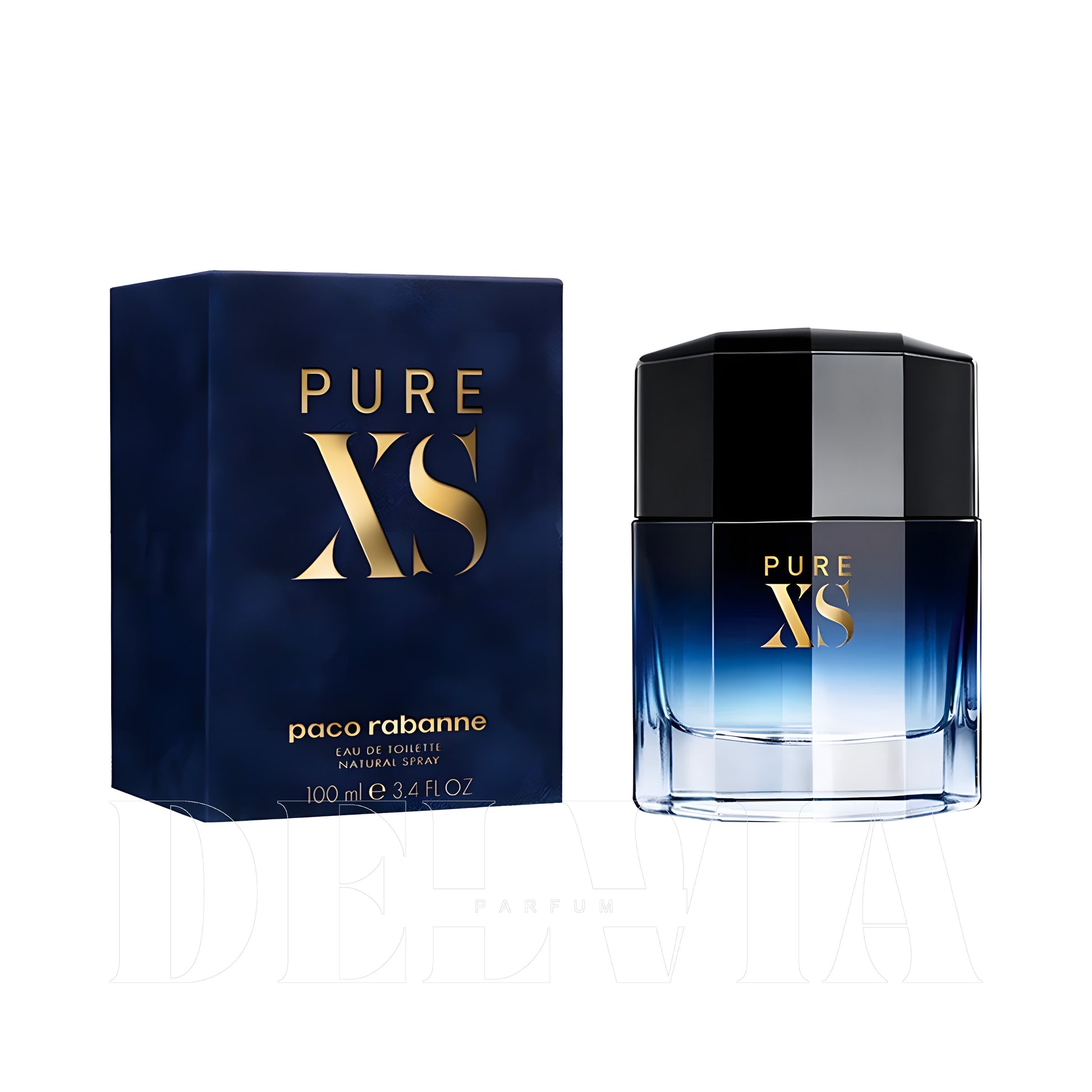 Paco Rabanne Pure Xs Araba Kokusu — kutu ve şişe görseli