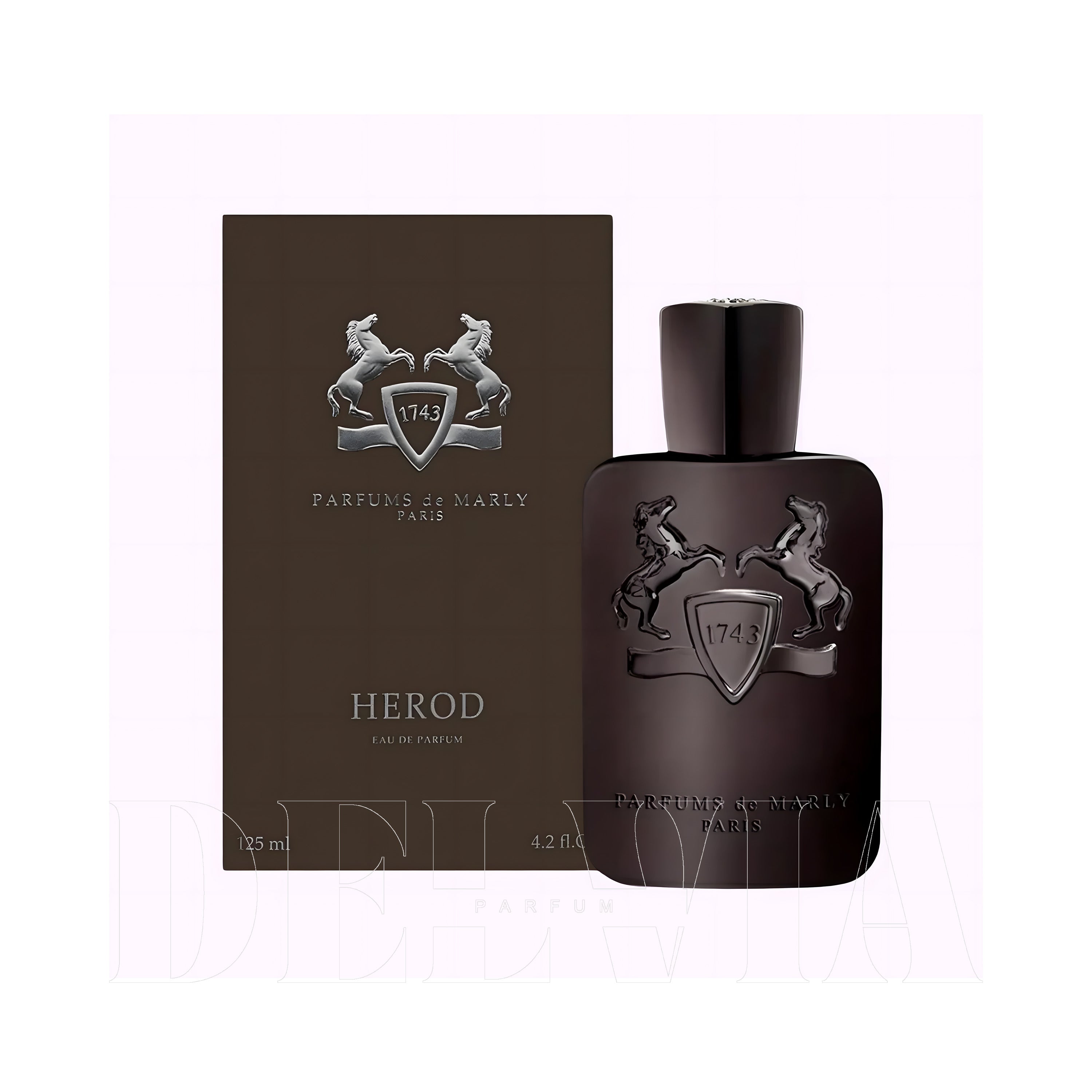 Parfums De Marly Herod Royal Essence 30 ml dekant parfüm — kutu ve şişe görseli