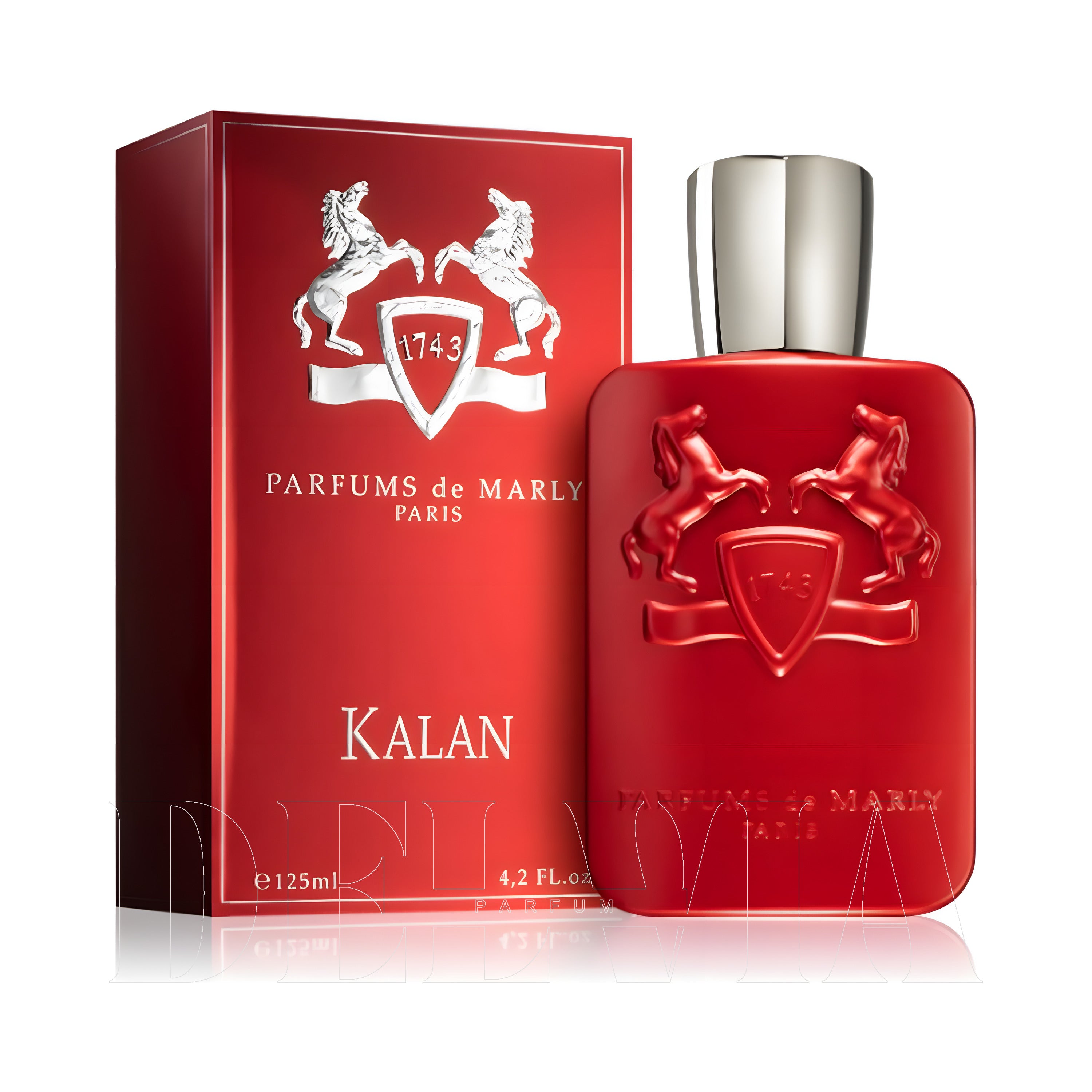 Parfums De Marly Kalan 5 ml dekant parfüm — kutu ve şişe görseli