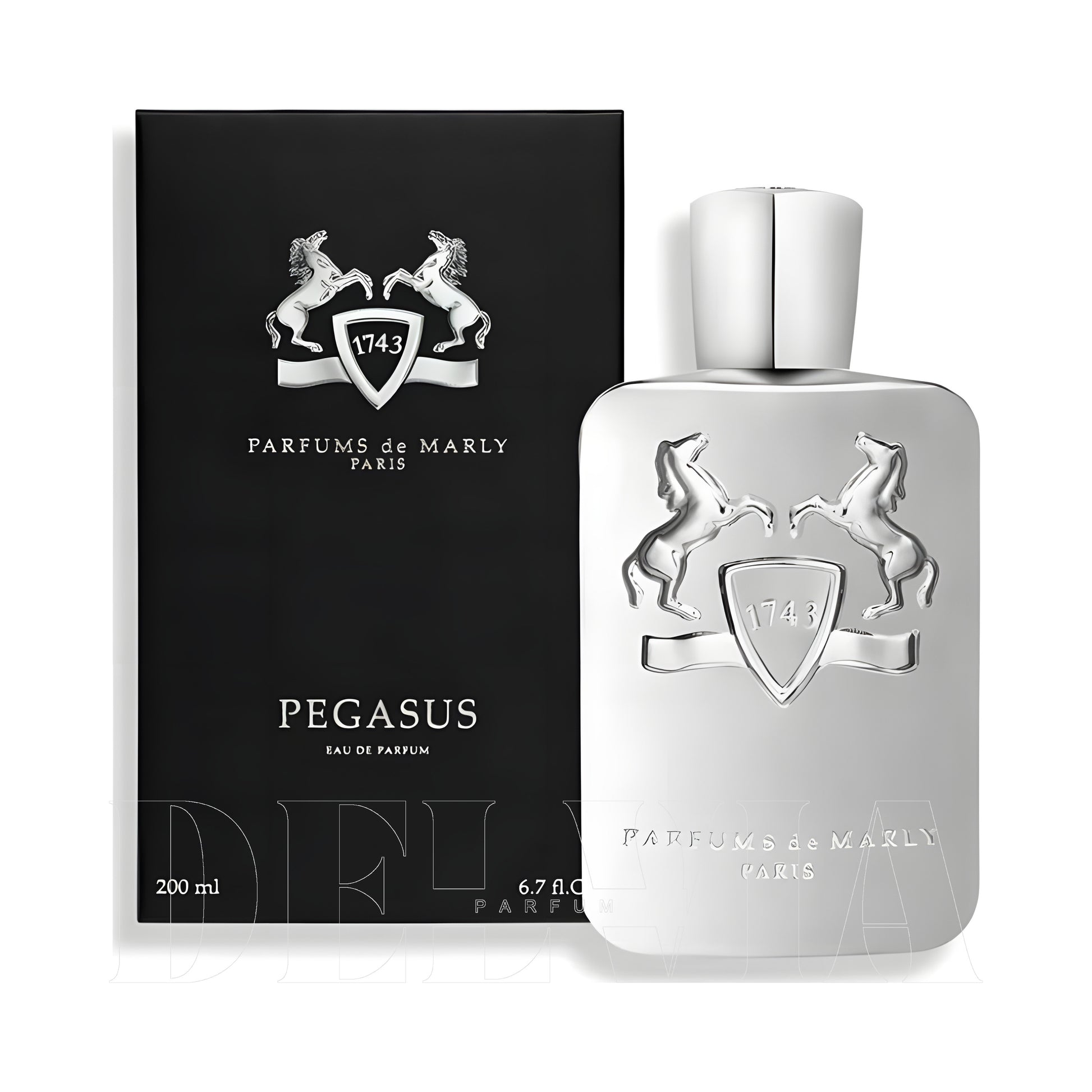 Parfums De Marly Pegasus Royal Essence 5 ml dekant parfüm — kutu ve şişe görseli