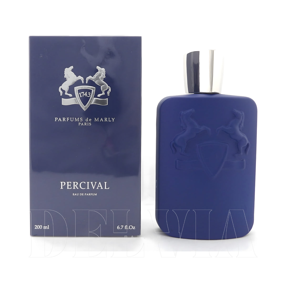 Parfums De Marly Percival Edp 1 ml dekant parfüm — kutu ve şişe görseli