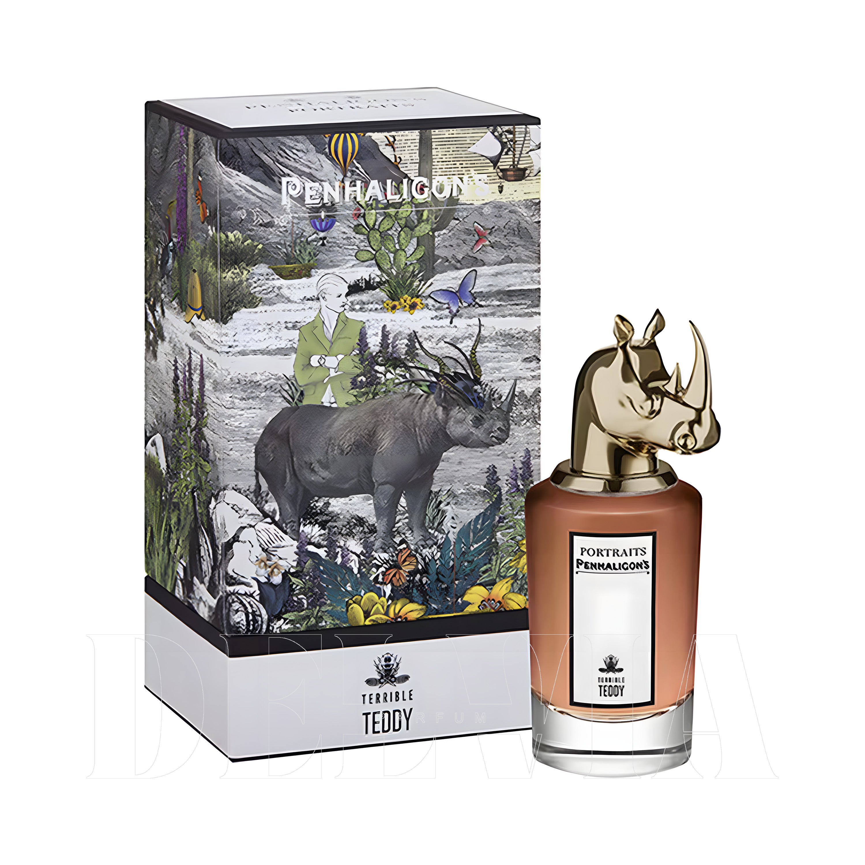 Penhaligon S Terrible Teddy Katı Parfum — kutu ve şişe görseli
