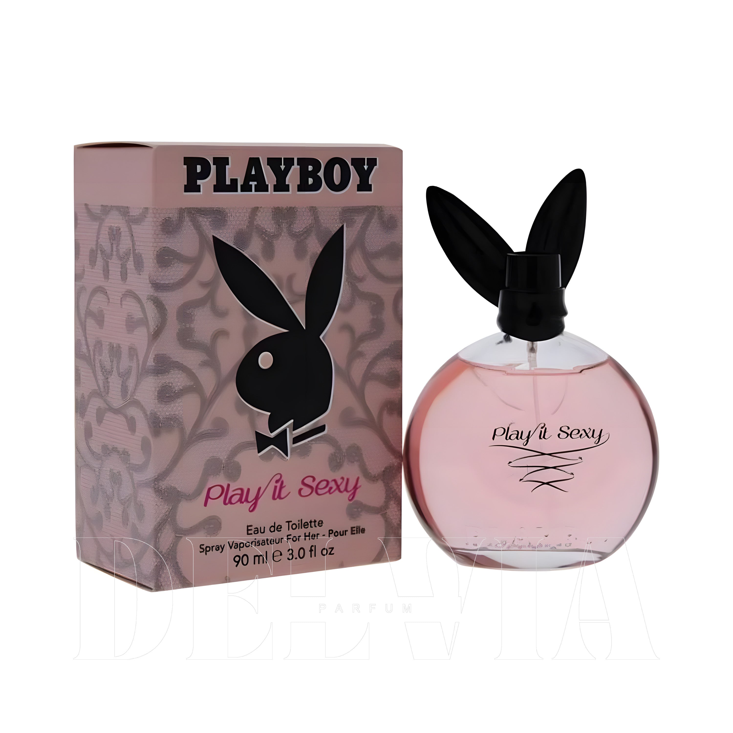 Playboy Play It Sexy Araba Kokusu — kutu ve şişe görseli