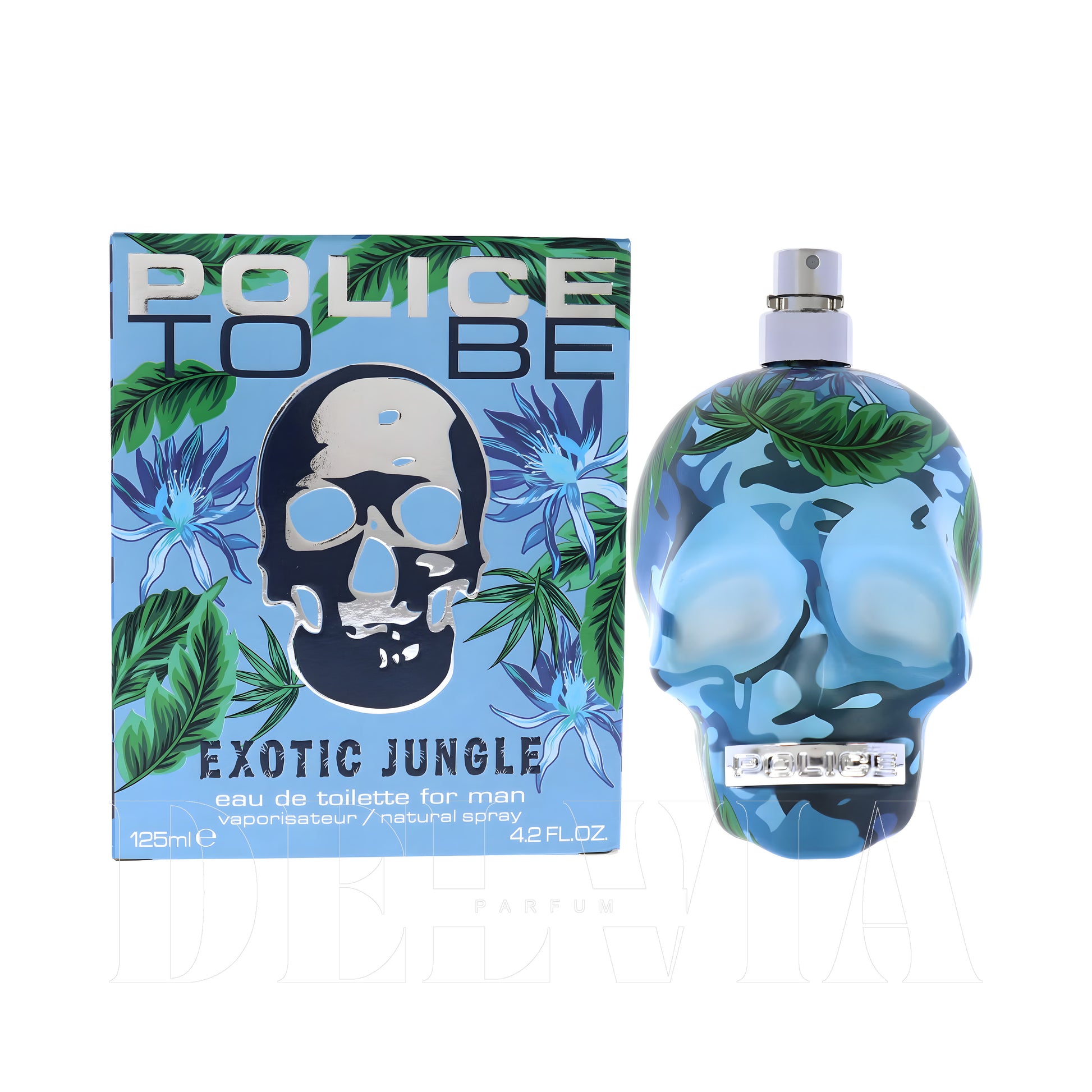 Police To Be Exotic Jungle Man 5 Ml dekant parfüm 5 ml — kutu ve şişe görseli