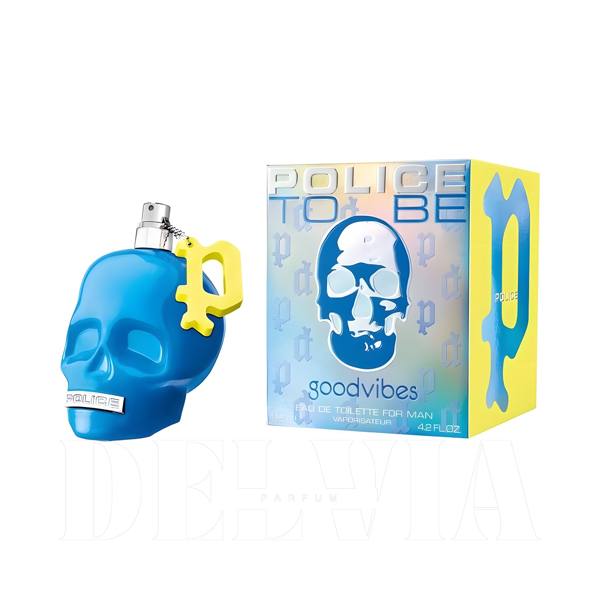 Police To Be Goodvibes For Man Edt 30 ml dekant parfüm — kutu ve şişe görseli