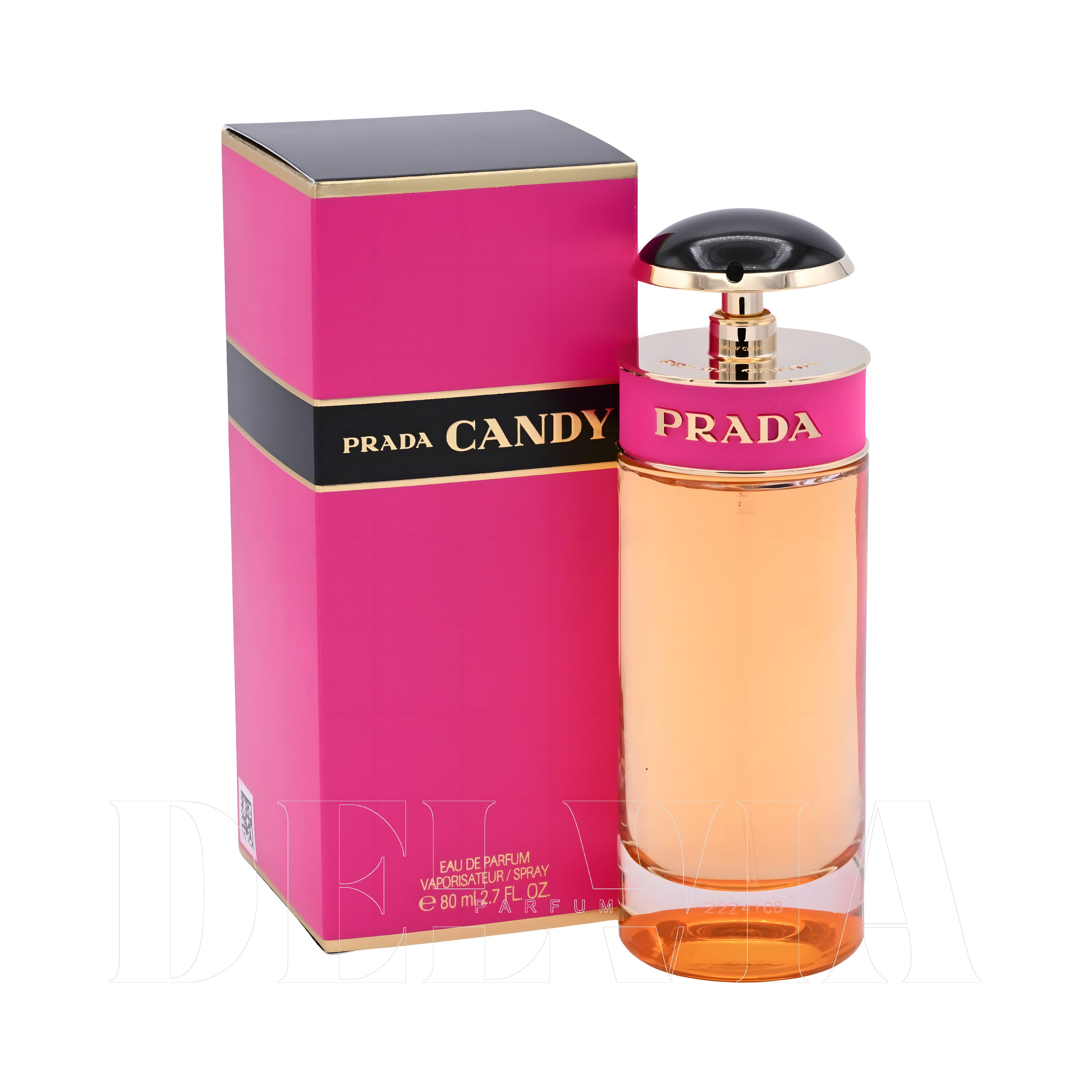 Prada Candy 2 ml dekant parfüm — kutu ve şişe görseli