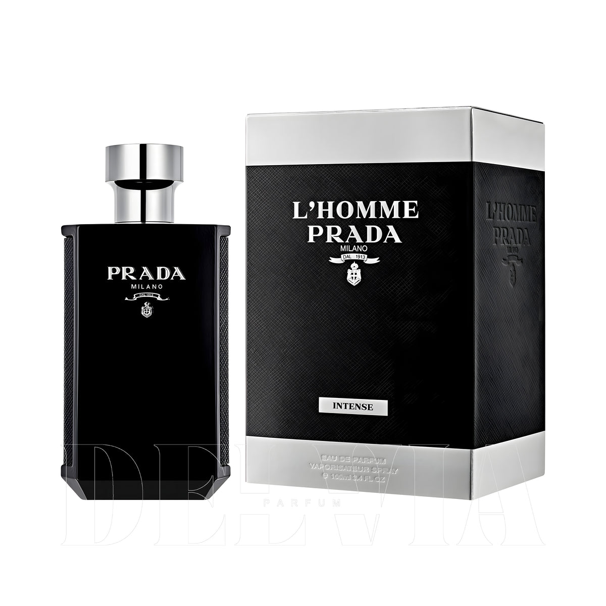 Prada L Homme Intense Oda Kokusu — kutu ve şişe görseli