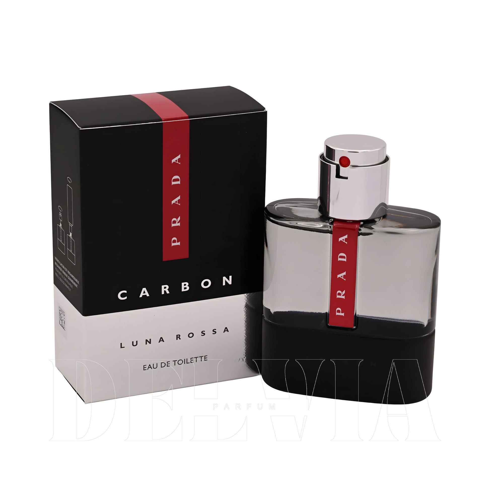 Prada Luna Rossa Carbon Kokulu Mum — kutu ve şişe görseli